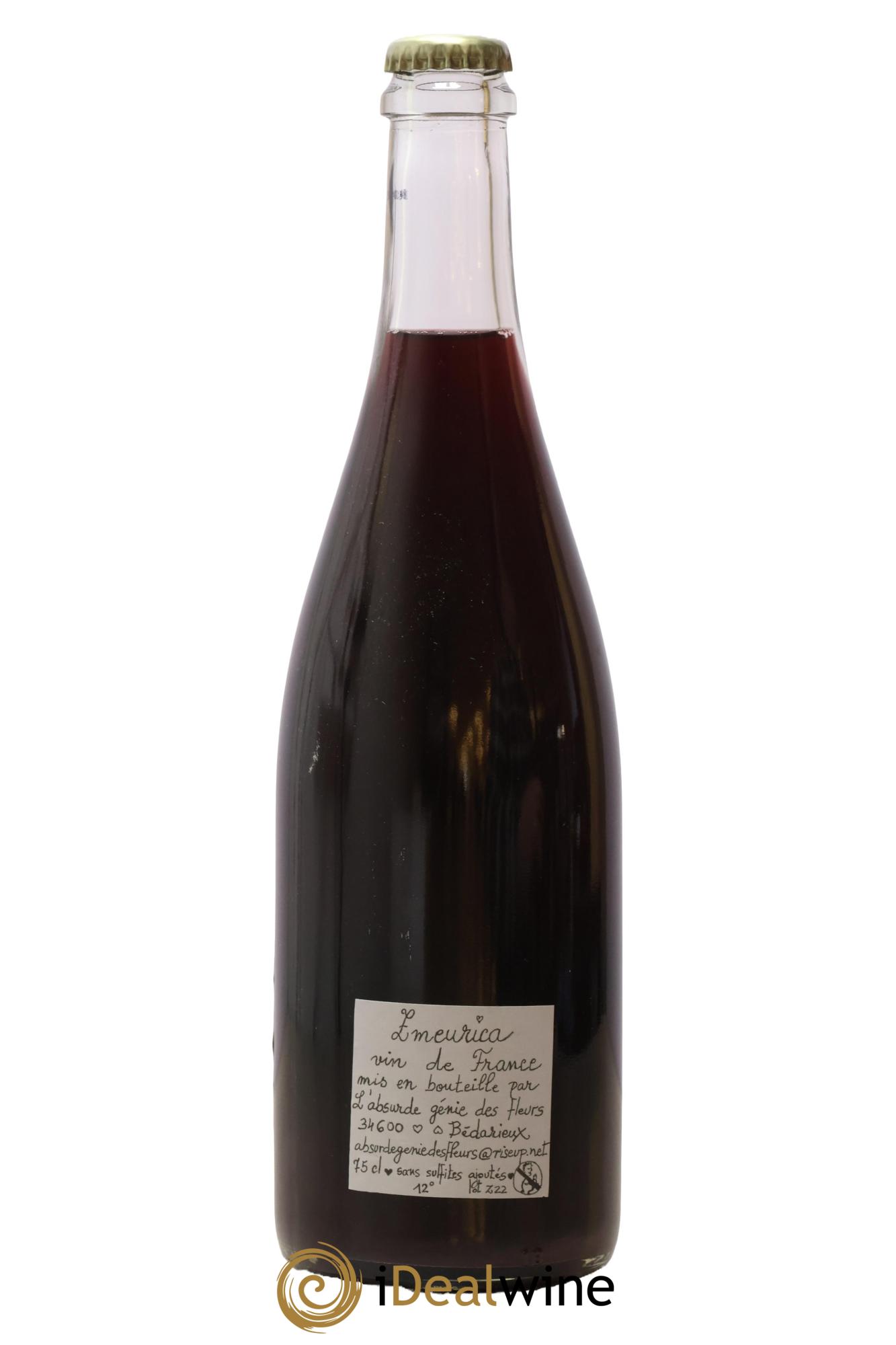 Vin de France L'Absurde Génie Des Fleurs Zmeurica 2022 - Lotto di 1 bottiglia - 1