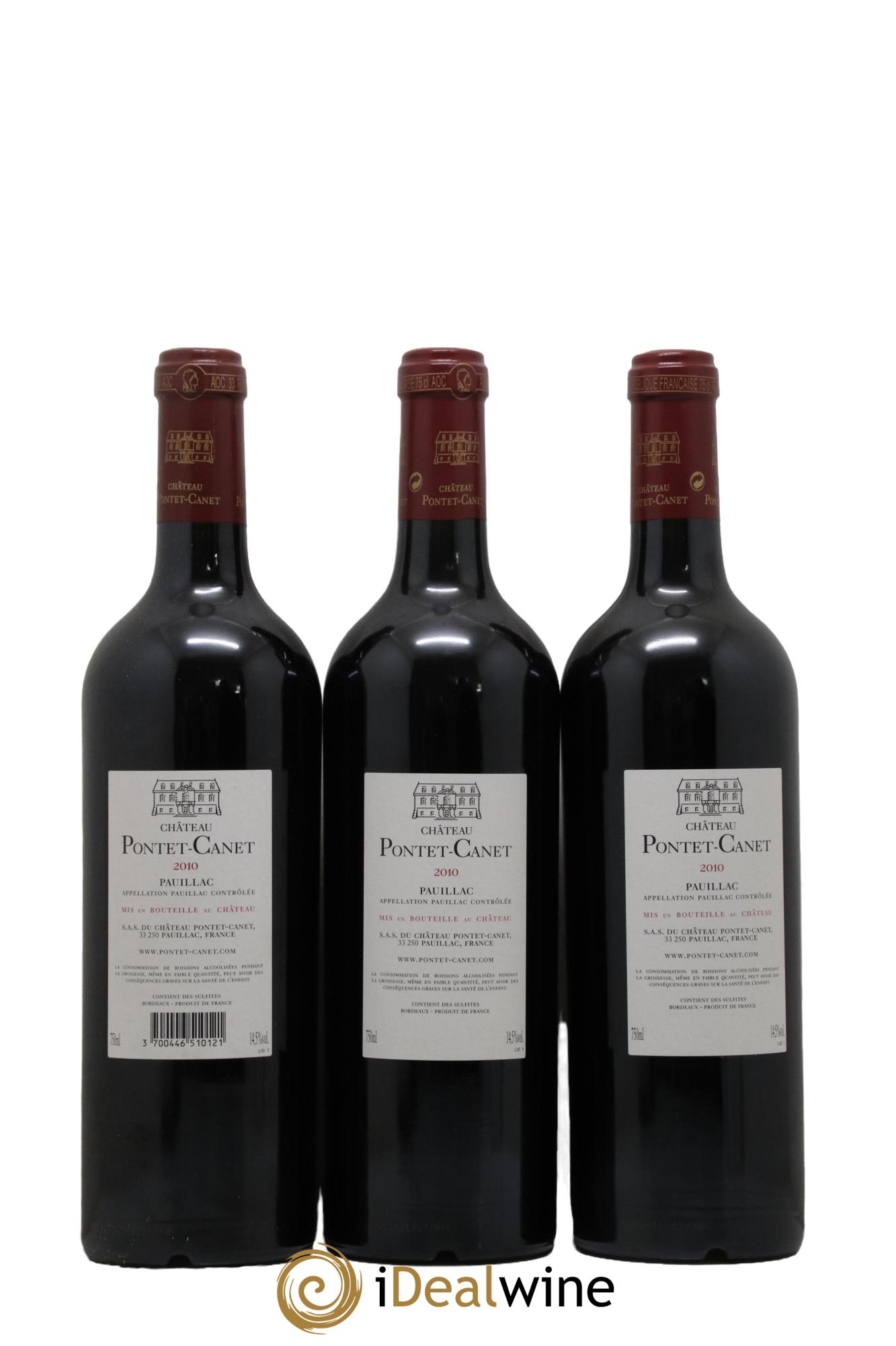 Château Pontet Canet 5ème Grand Cru Classé 2010 - Lot of 6 bottles - 4