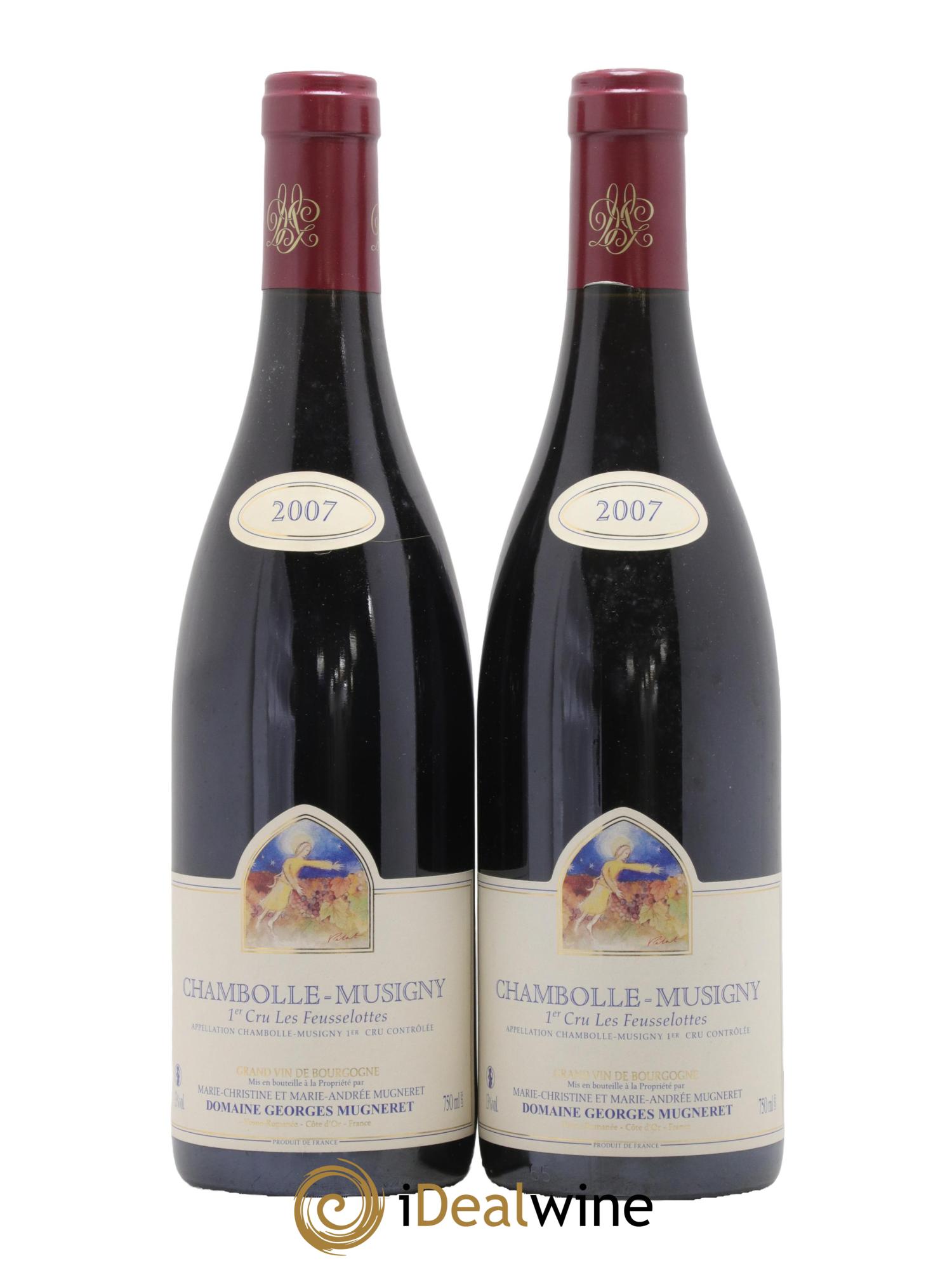 Chambolle-Musigny 1er Cru Les Feusselottes Georges Mugneret (Domaine) 2007 - Lot of 2 bottles - 0