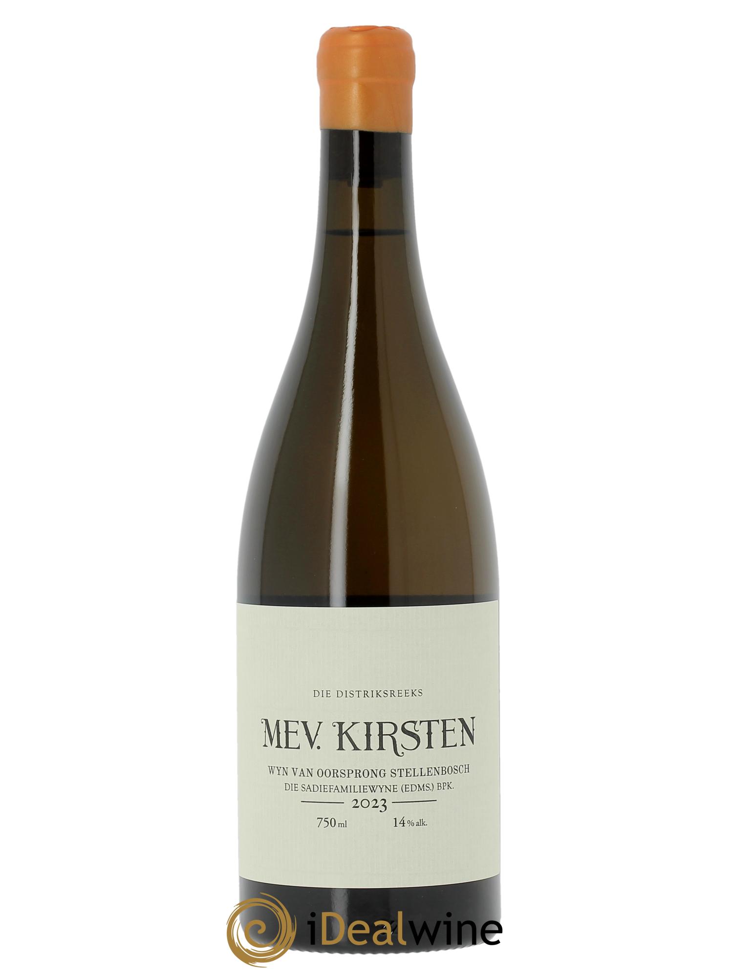 Stellenbosch The Sadie Family WO Mev Kirsten  2023 - Lot de 1 bouteille - 0