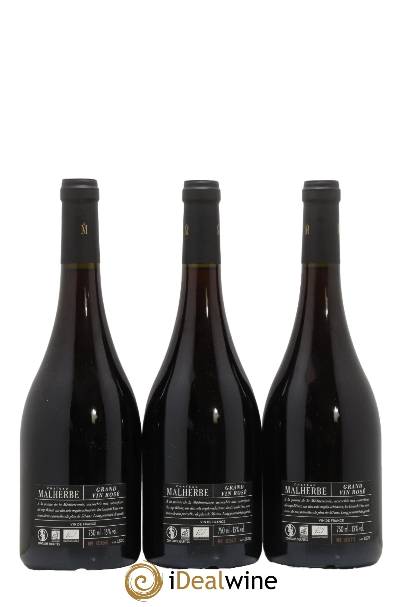 Côtes de Provence Chateau Malherbe 2020 - Lot de 3 bouteilles - 1