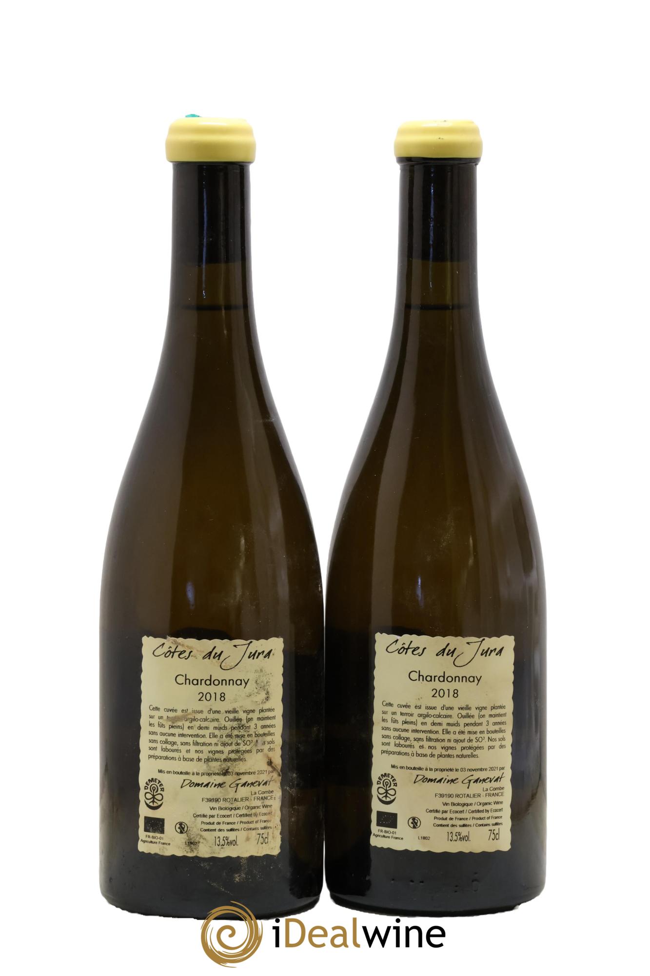 Côtes du Jura Les Chamois du Paradis Jean-François Ganevat (Domaine) 2018 - Lotto di 2 bottiglie - 1