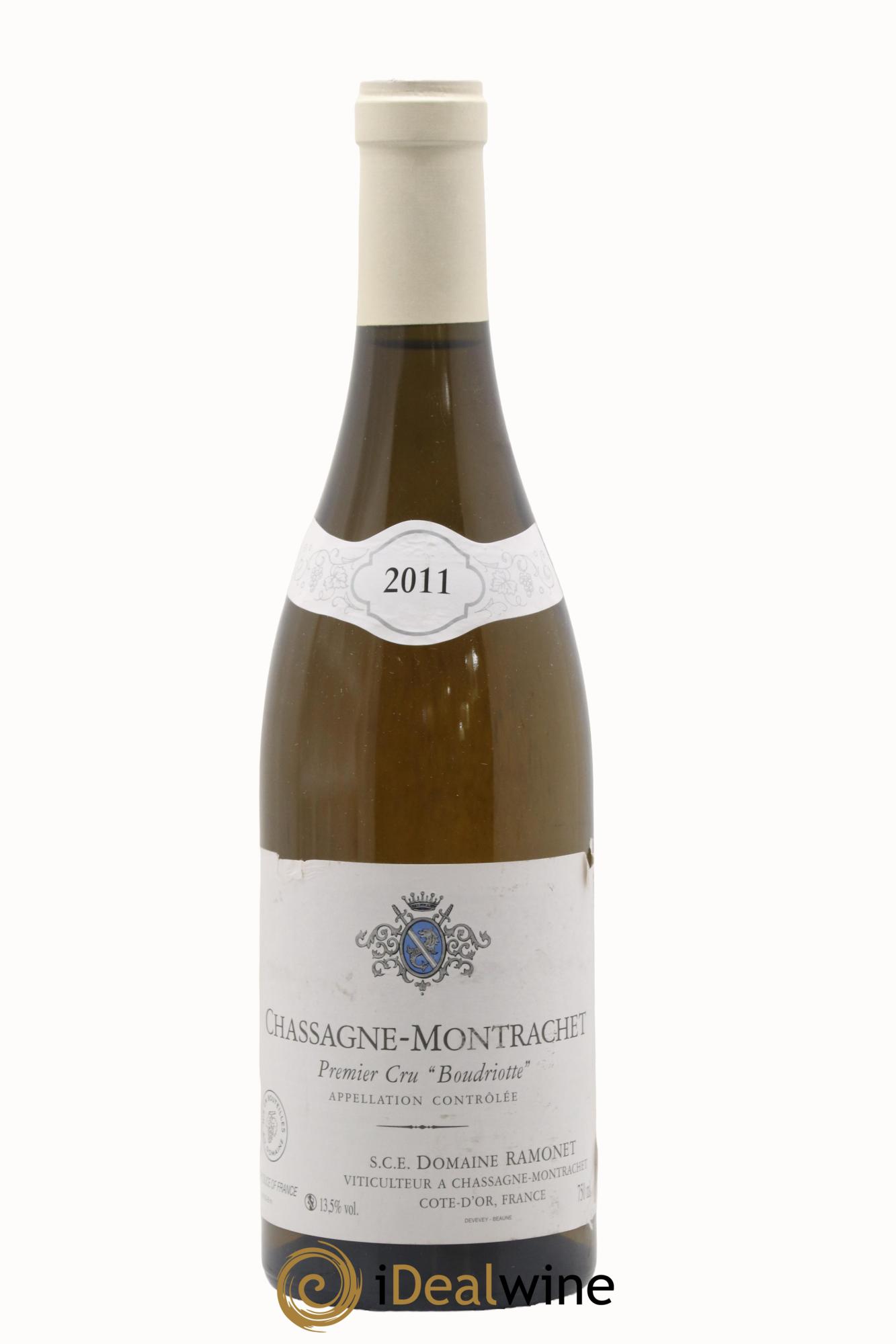 Chassagne-Montrachet 1er Cru Boudriotte Ramonet (Domaine) 2011 - Lot de 1 bouteille - 0