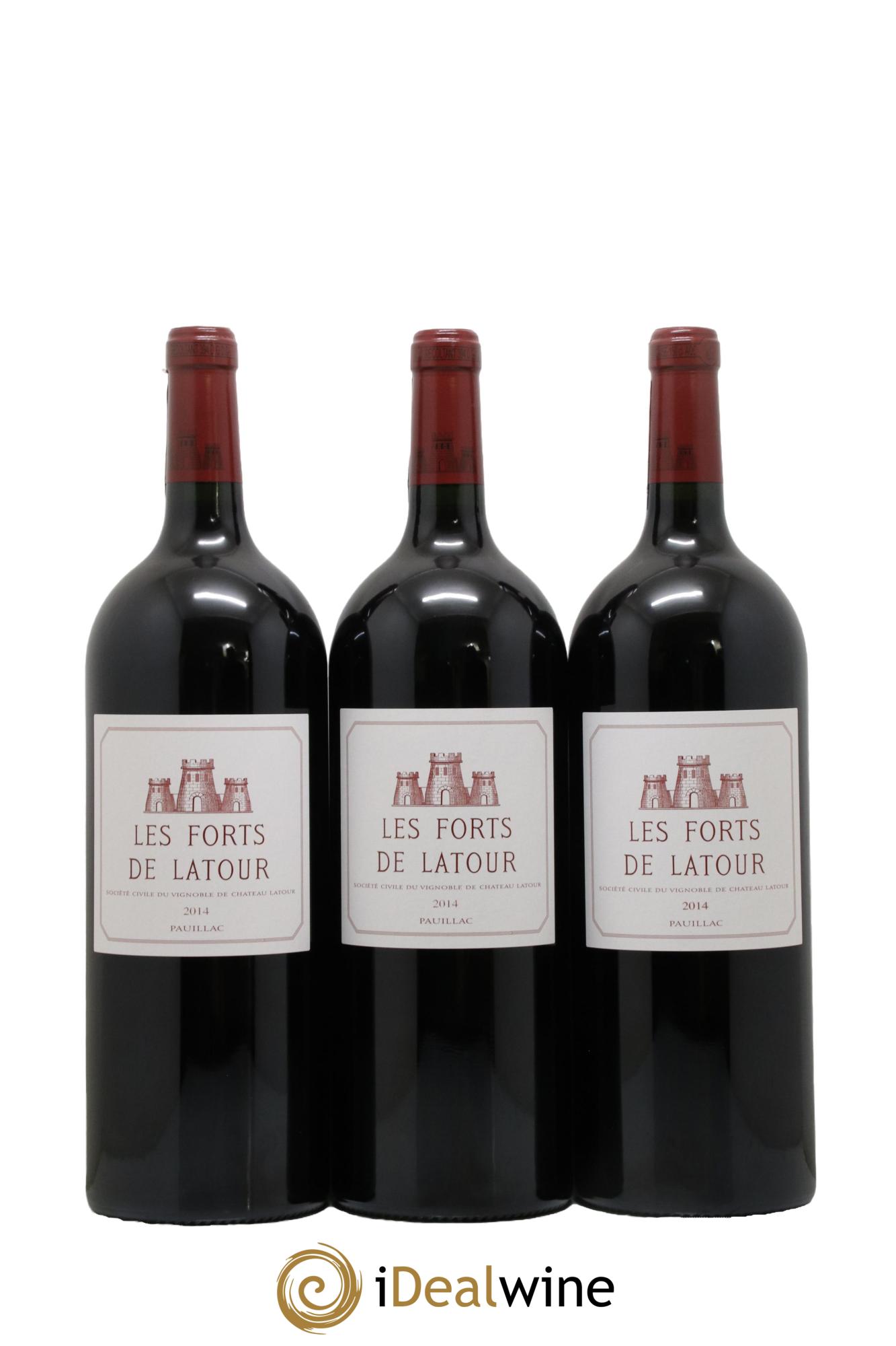 Les Forts de Latour Second Vin 2014 - Posten von 3 Magnum - 0