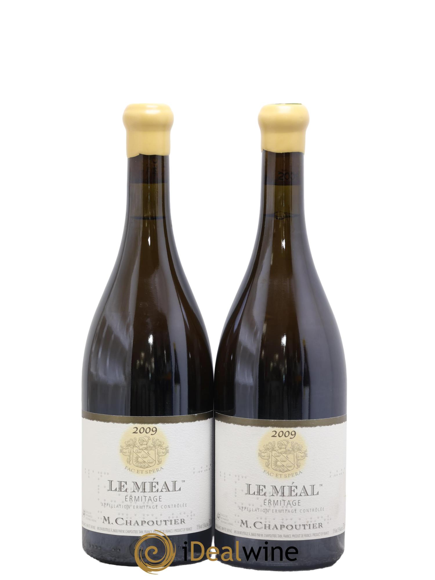 Hermitage Ermitage Le Méal Chapoutier 2009 - Lot de 2 bouteilles - 0