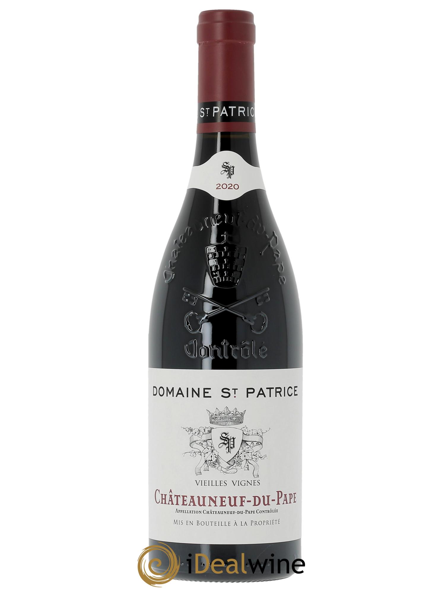 Châteauneuf-du-Pape Domaine Saint-Patrice  2020 - Lot de 1 bouteille - 0