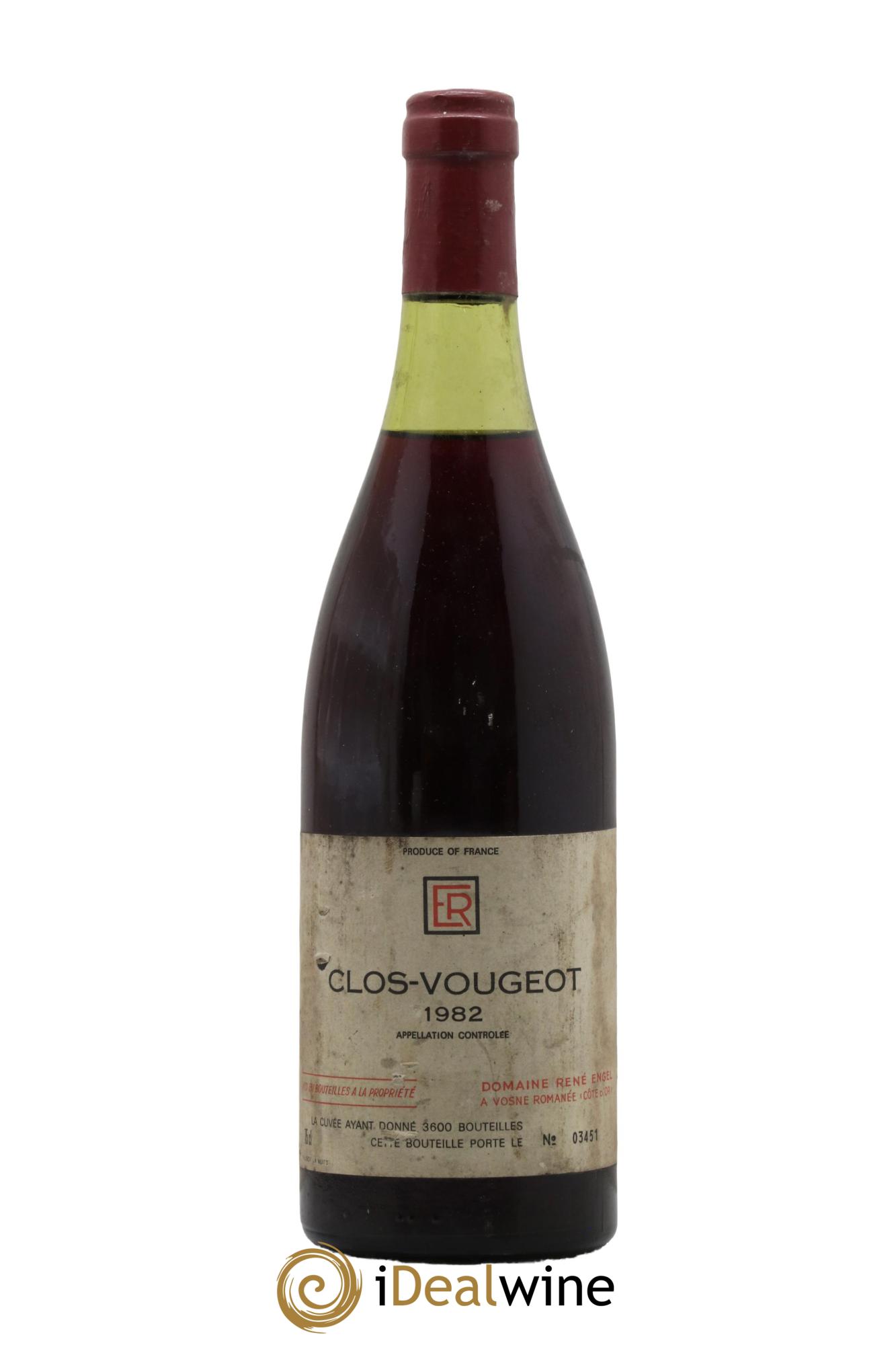 Vosne-Romanée Domaine René Engel - Domaine Eugénie 1982 - Lot de 1 bouteille - 0