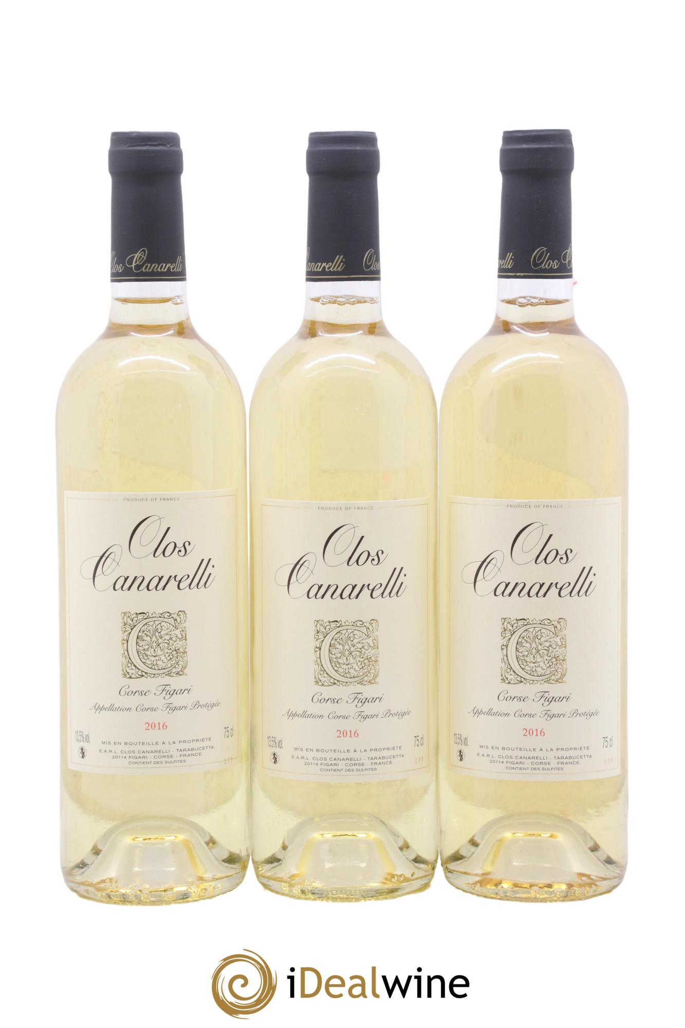 Figari Clos Canarelli 2016 - Lot de 3 bouteilles - 0
