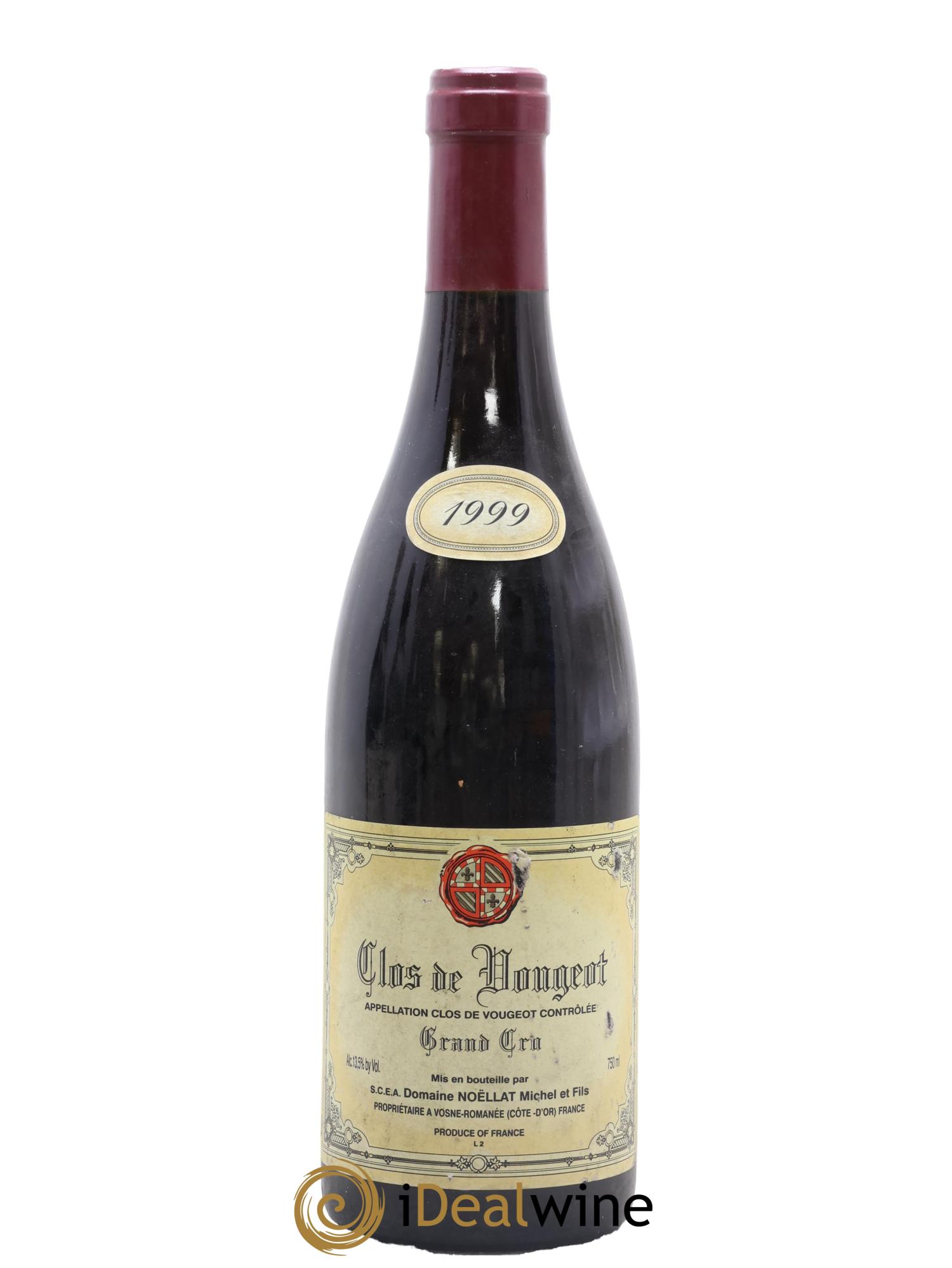 Clos de Vougeot Grand Cru Michel Noëllat et Fils (Domaine) 1999 - Lot de 1 bouteille - 0