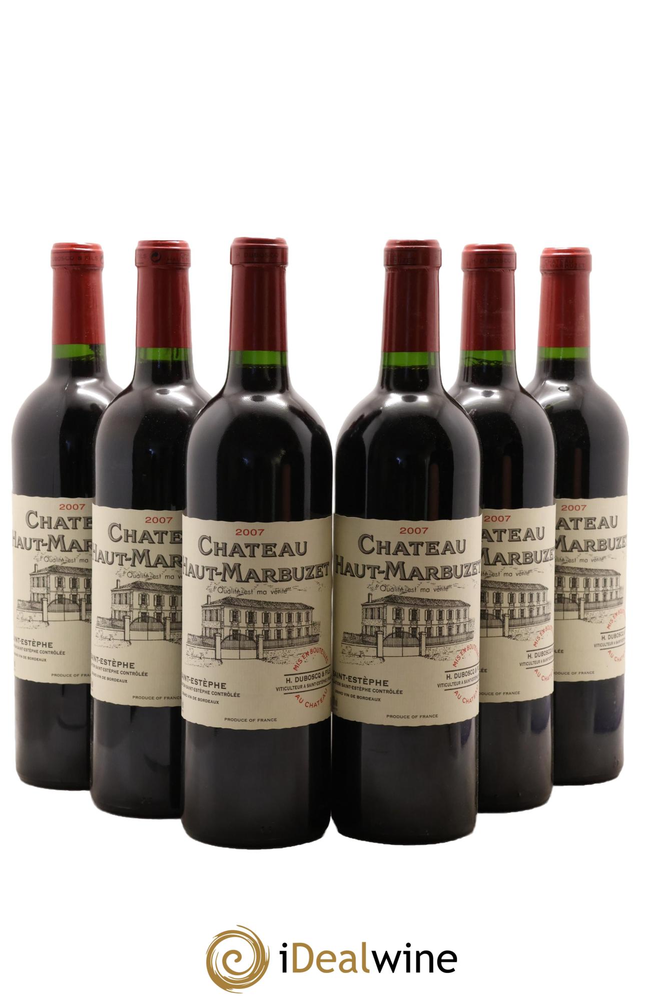 Château Haut Marbuzet 2007 - Lot de 6 bouteilles - 0