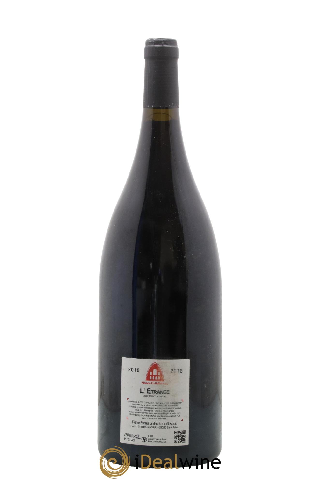 Vin de France L'Etrange Maison En Belles Lies 2018 - Lot de 1 magnum - 1