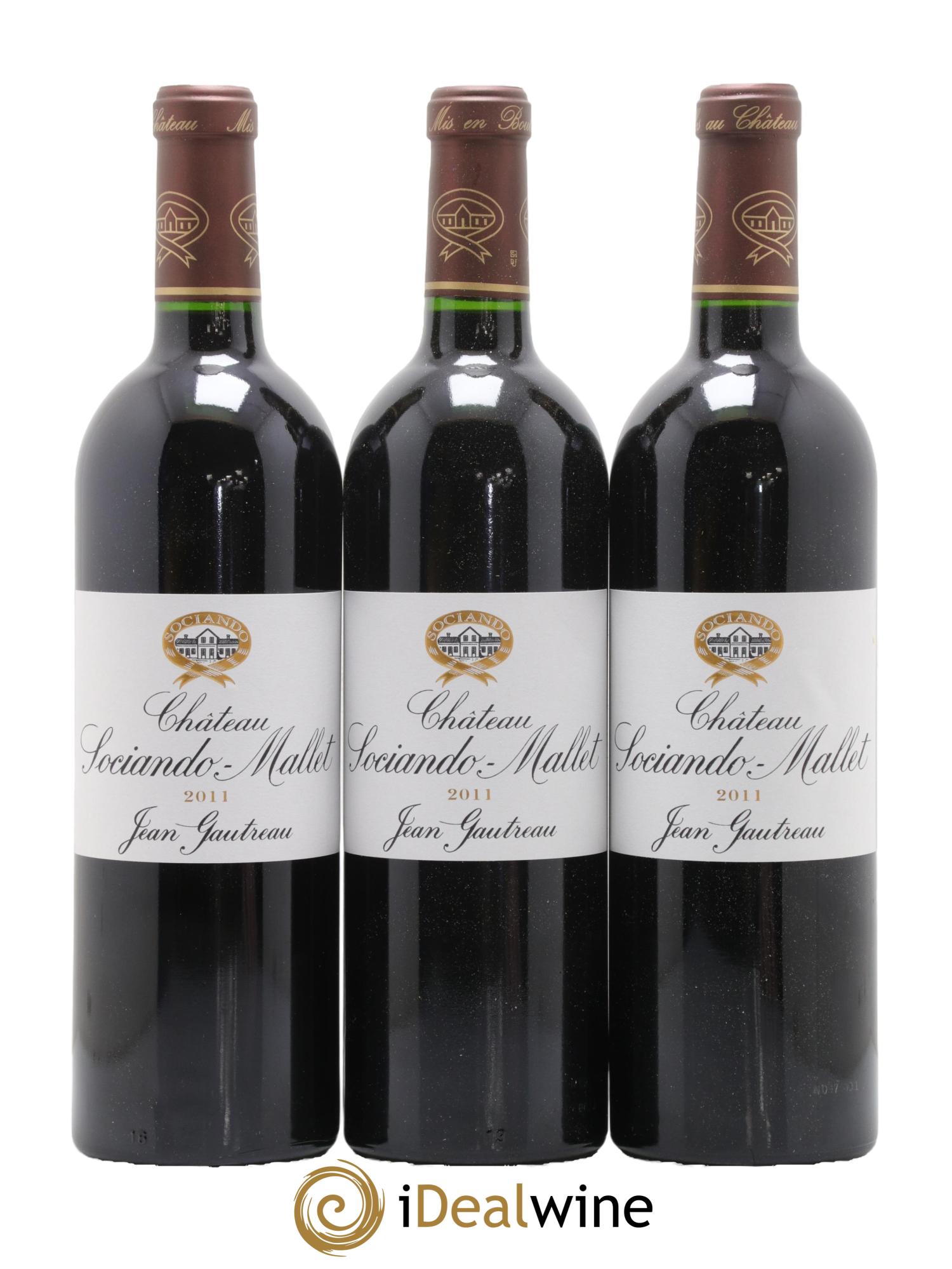 Château Sociando Mallet 2011 - Lot de 12 bouteilles - 2