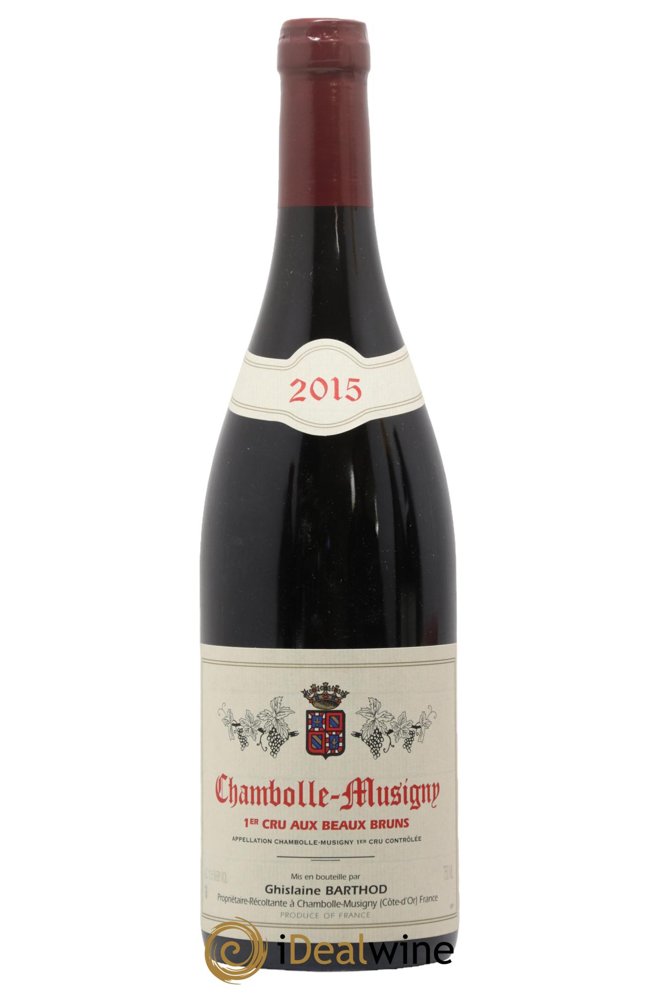 Chambolle-Musigny 1er Cru Aux Beaux Bruns Ghislaine Barthod 2015 - Lot de 1 bouteille - 0