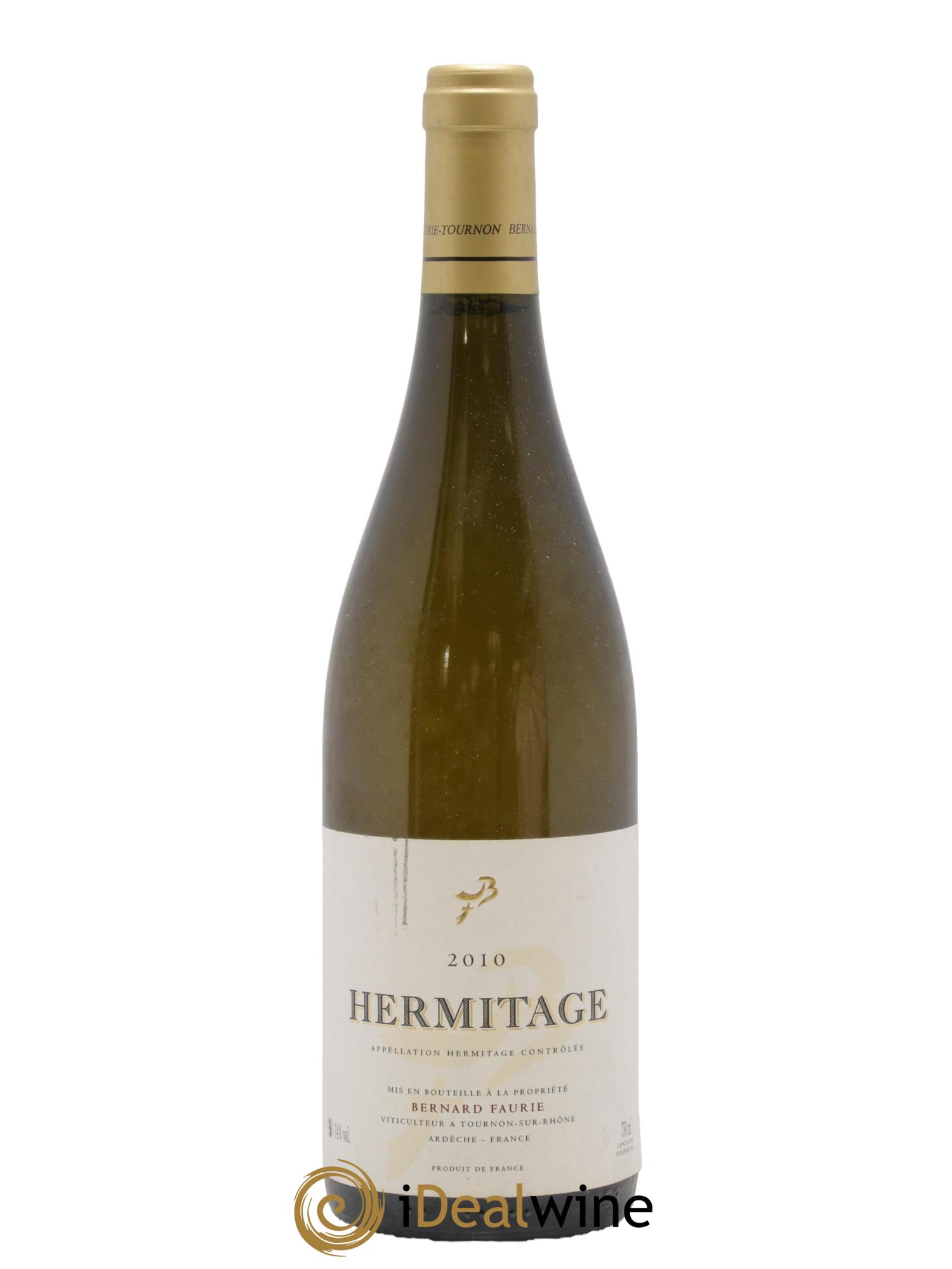 Hermitage Bernard Faurie 2010 - Lot de 1 bouteille - 0