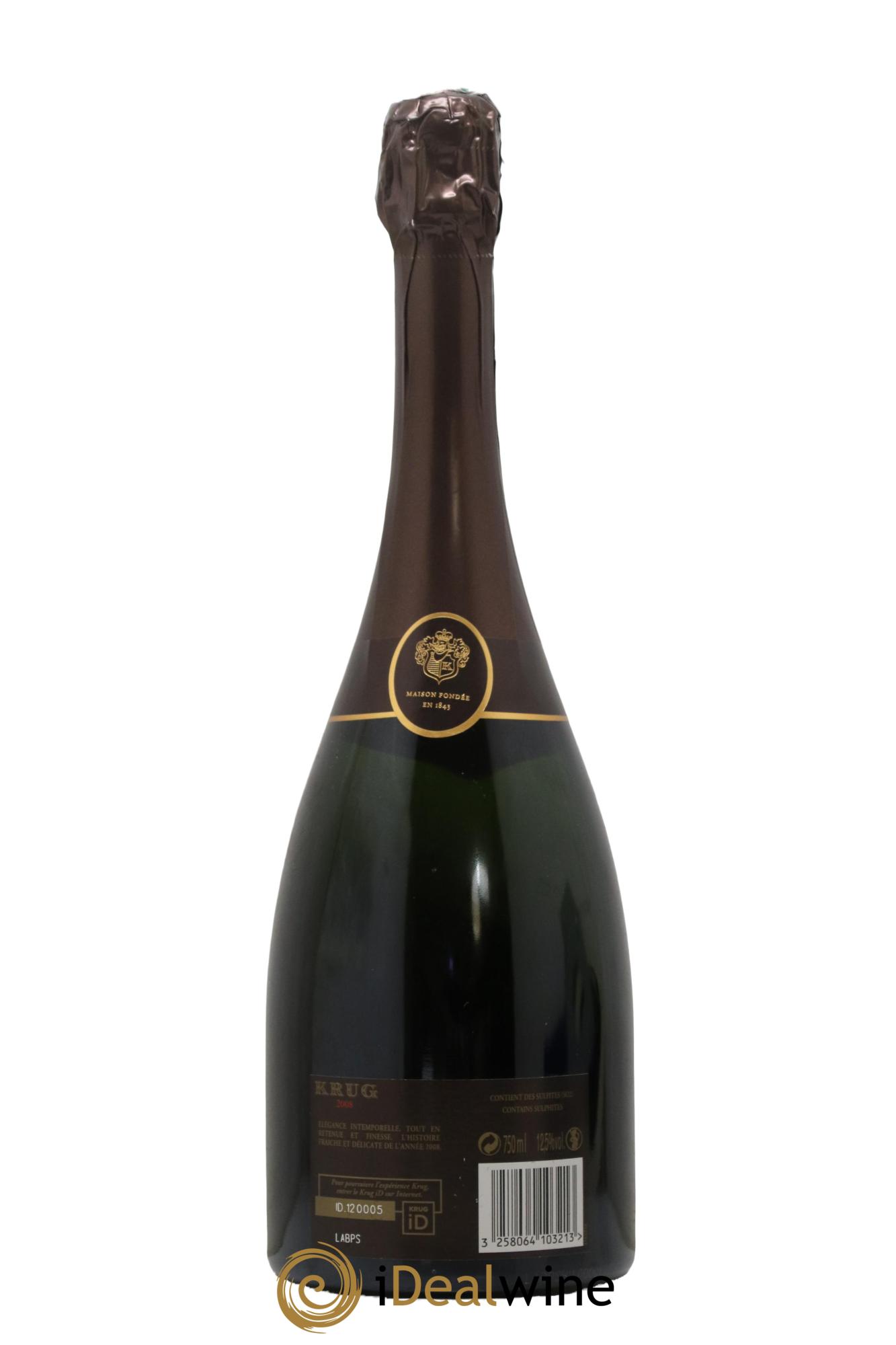Vintage Krug 2008 - Lotto di 1 bottiglia - 1