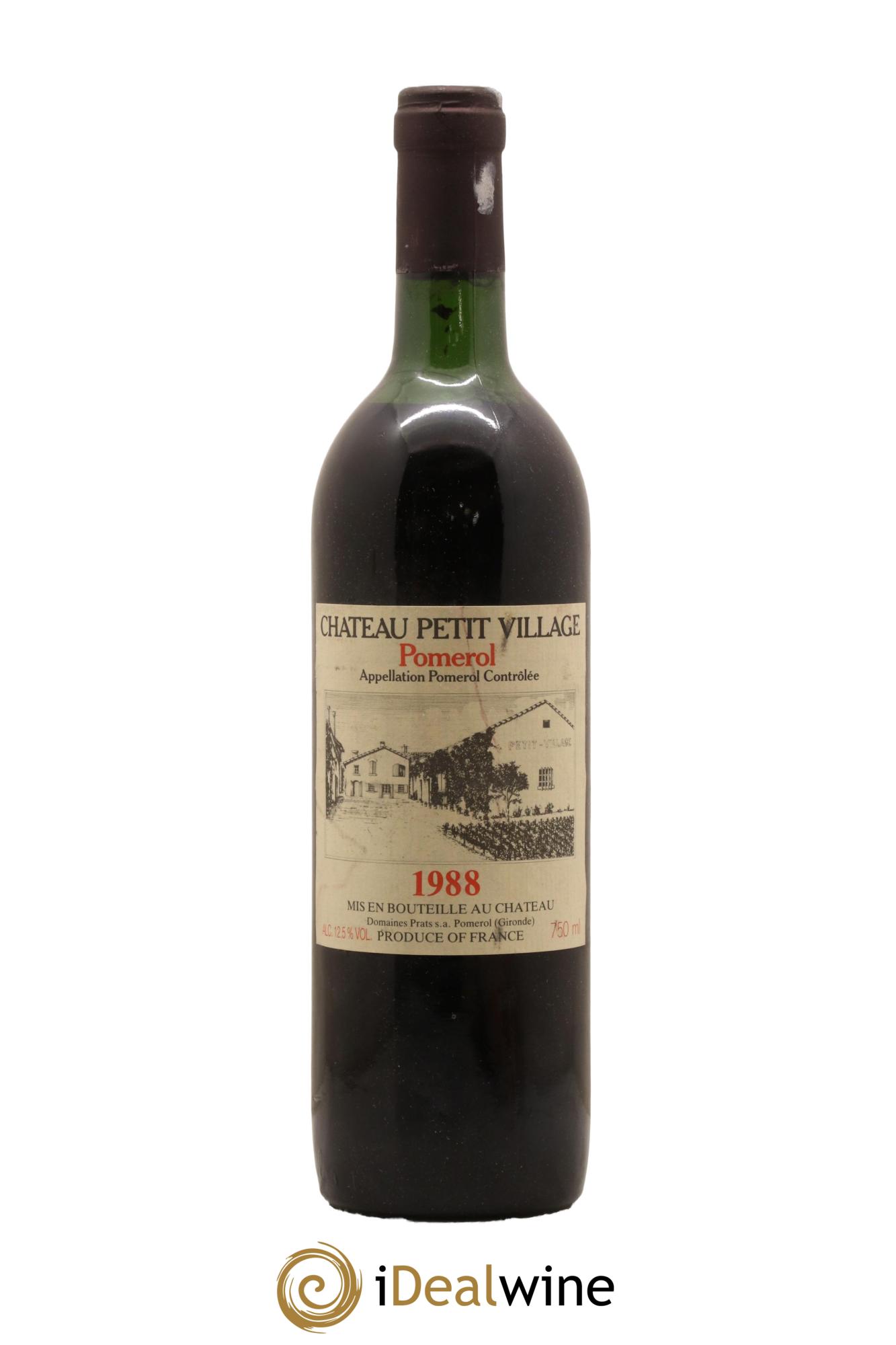Château Petit Village 1988 - Lot de 1 bouteille - 0