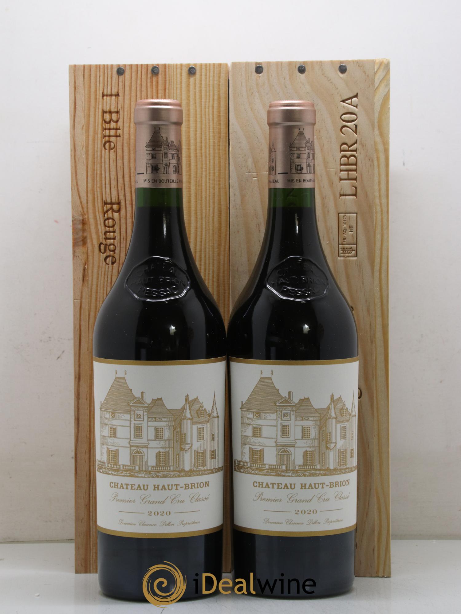 Château Haut Brion 1er Grand Cru Classé 2020 - Lot de 2 bouteilles - 1