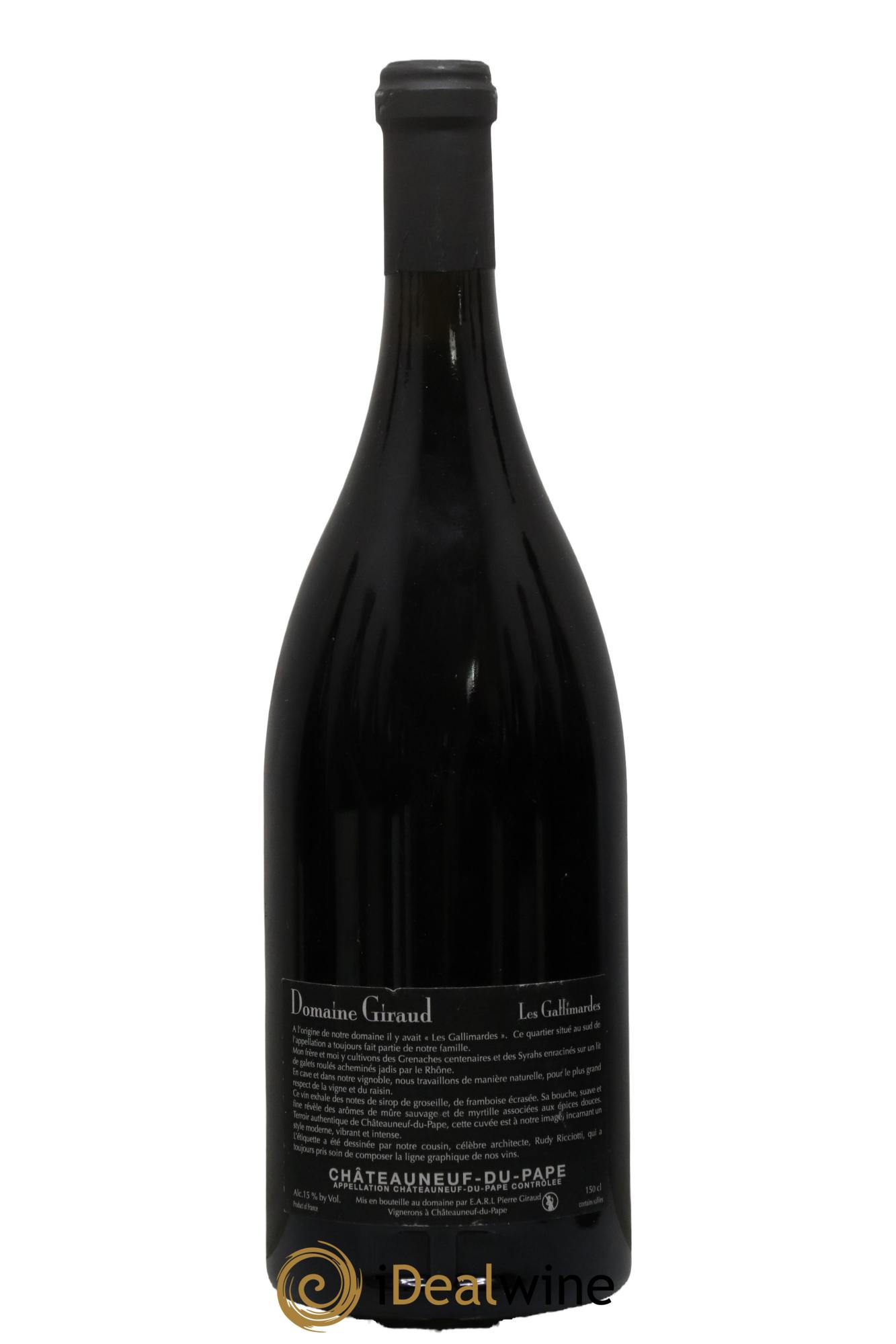 Châteauneuf-du-Pape Les Gallimardes Giraud (Domaine) 2009 - Lot de 1 magnum - 1
