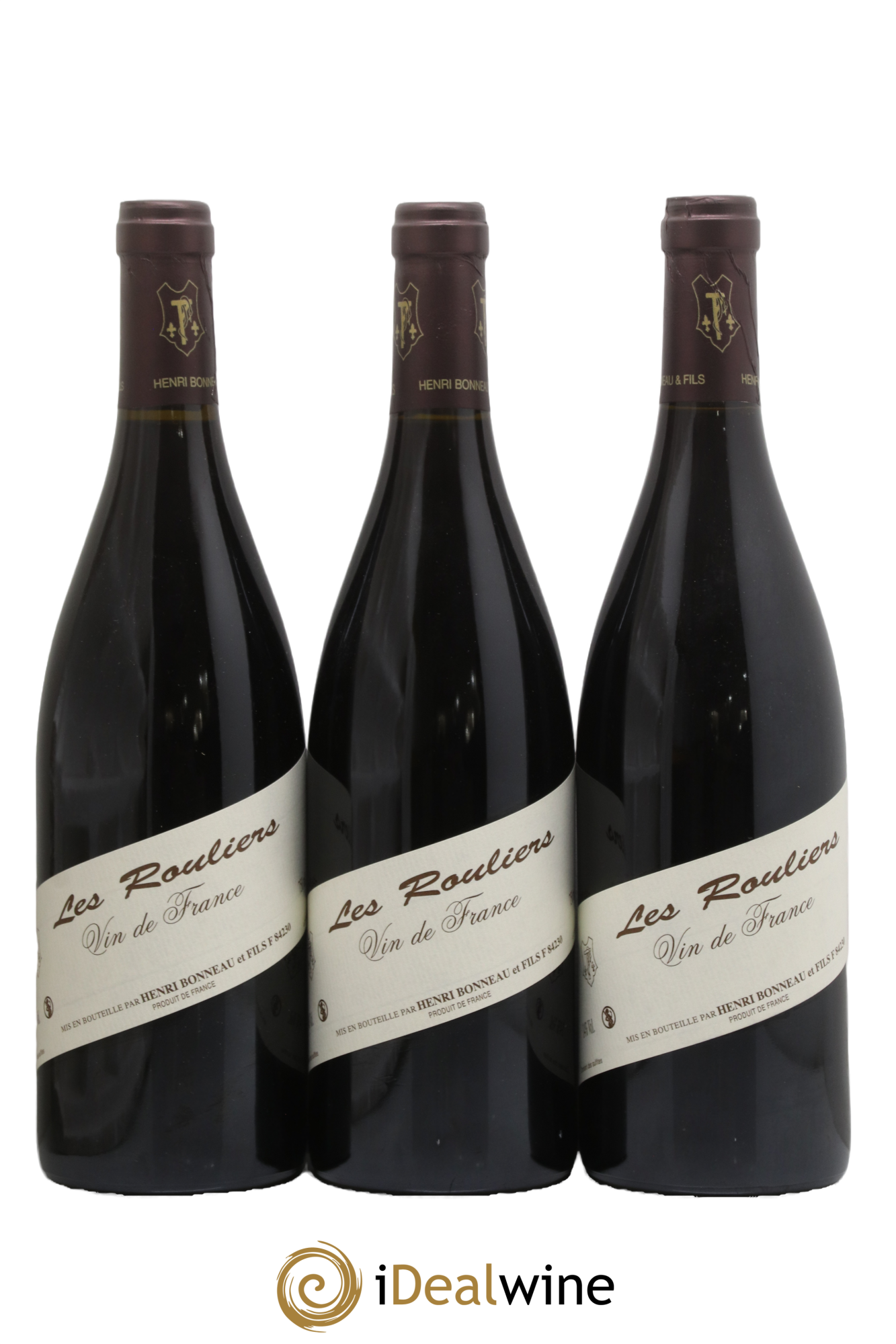 Vin de France Les Rouliers Henri Bonneau & Fils - Lotto di 3 bottiglie - 0