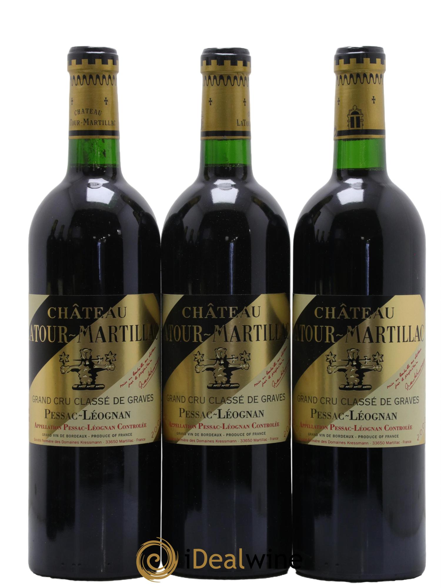 Château Latour-Martillac Cru Classé de Graves 2002 - Lot de 6 bouteilles - 1