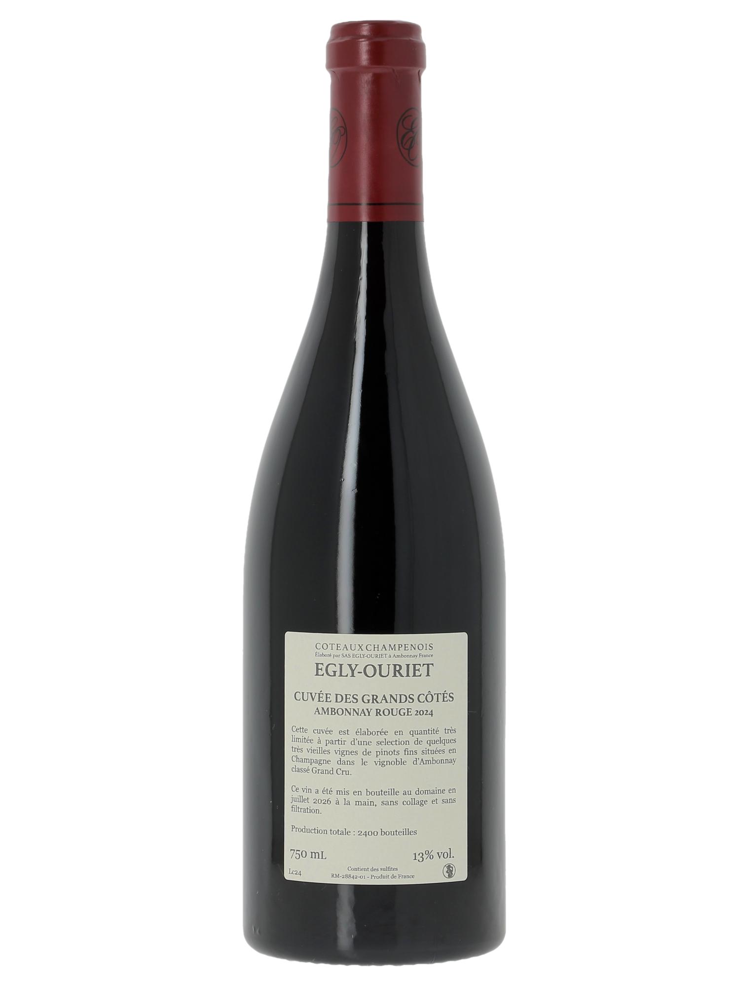 Ambonnay Cuvée des Grands Côtés VV Grand Cru Egly-Ouriet 2024 - Posten von 1 Flasche - 1
