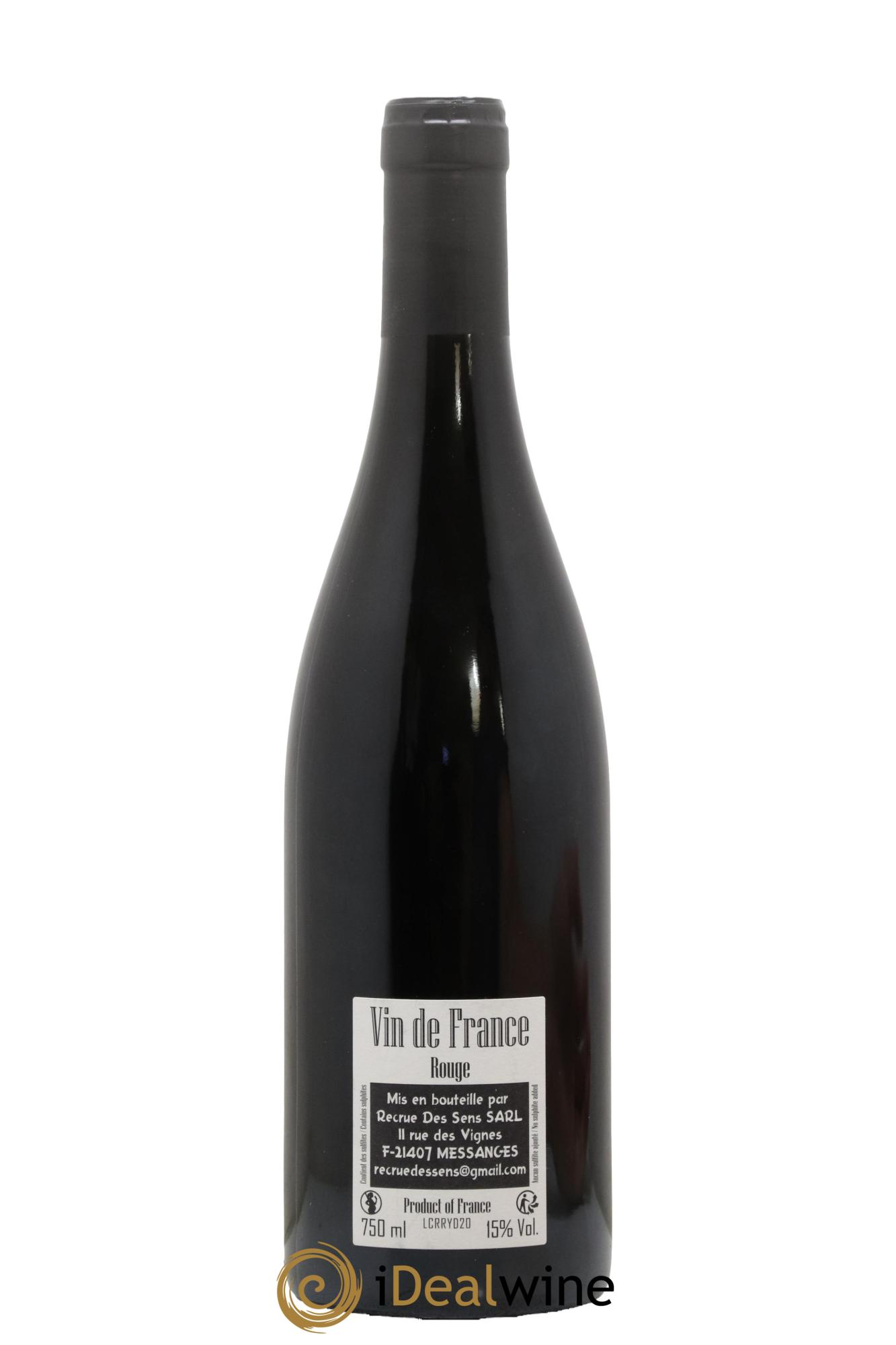 Vin de France CR Yann Durieux 2020 - Lot de 1 bouteille - 1
