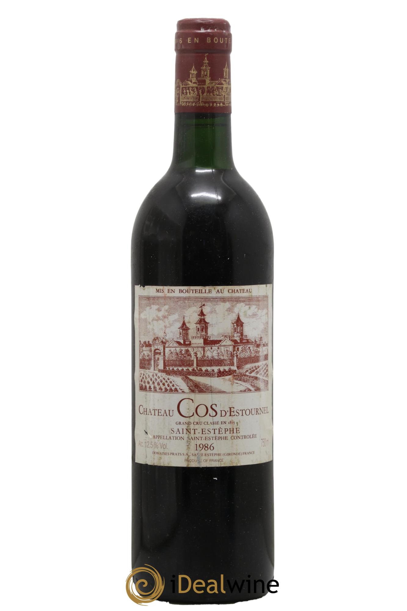 Cos d'Estournel 2ème Grand Cru Classé 1986 - Lot de 1 bouteille - 0