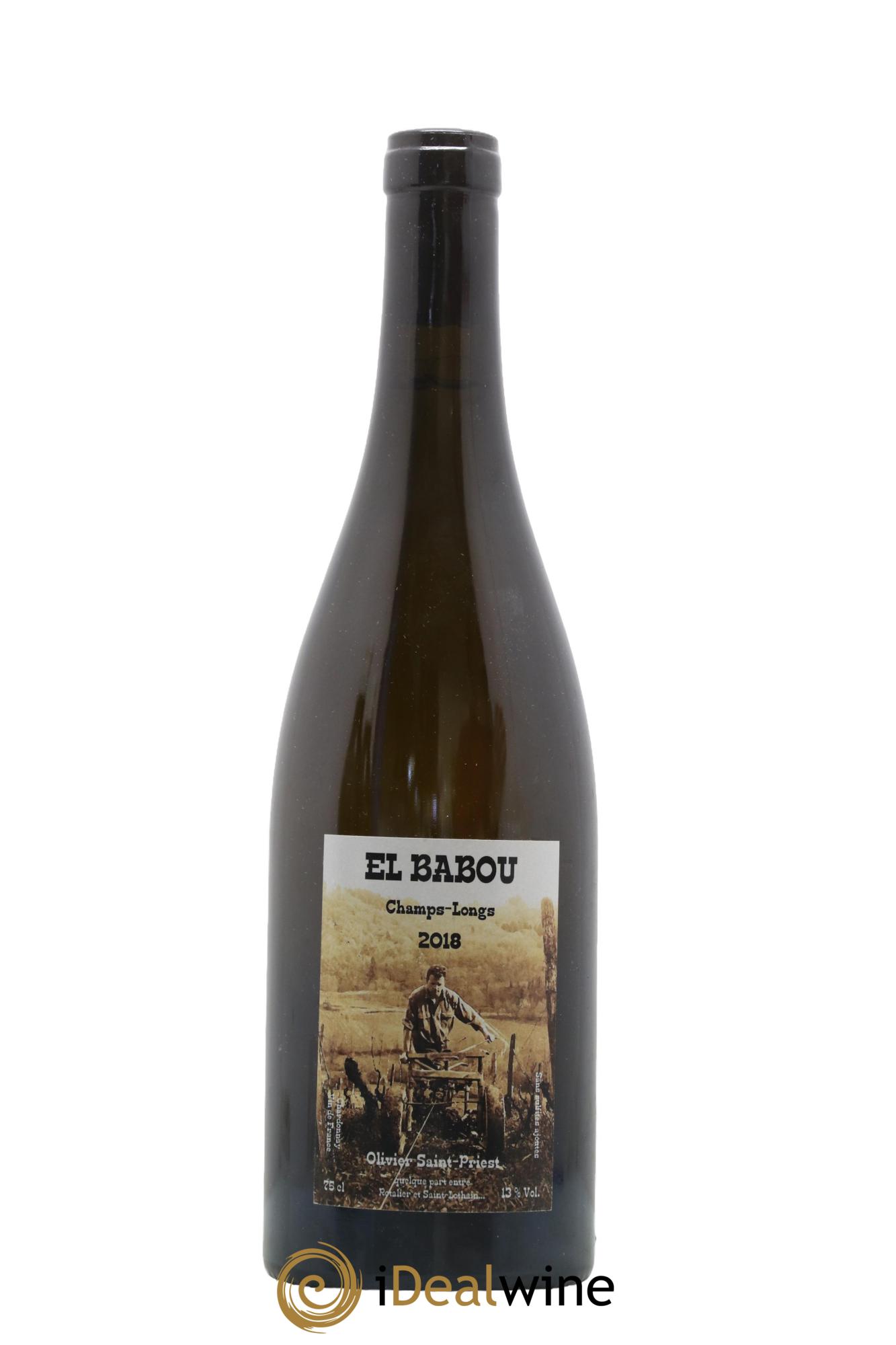 Vin de France Savagnin Champs Longs El Babou (Olivier Saint-Priest) Chardonnay Champs Longs El Babou (Olivier Saint-Priest) 2018 - Posten von 1 Flasche - 0