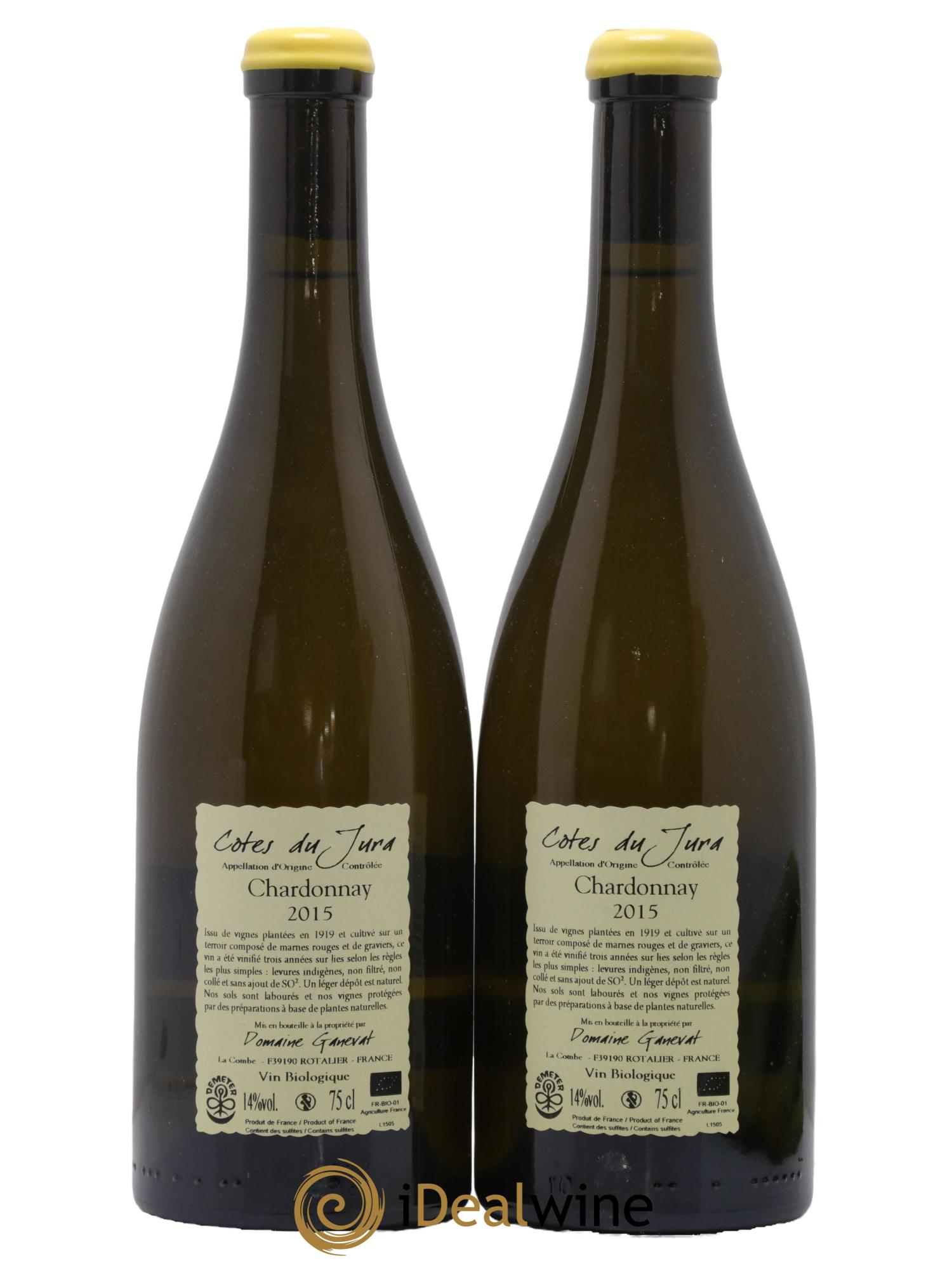 Côtes du Jura Les Grands Teppes Vieilles Vignes Jean-François Ganevat (Domaine) 2015 - Lot de 2 bouteilles - 1