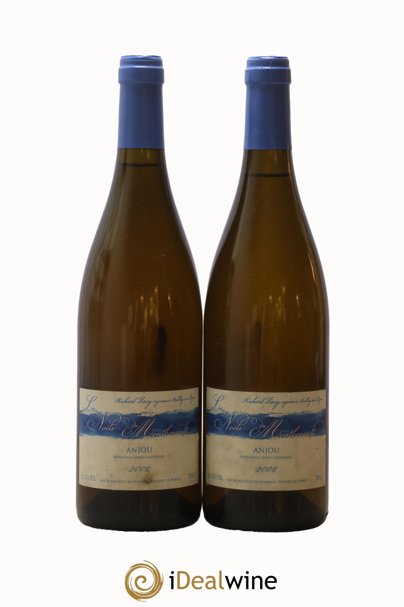 Anjou Les Noëls de Montbenault Richard Leroy 2006 - Lot de 2 bouteilles - 0
