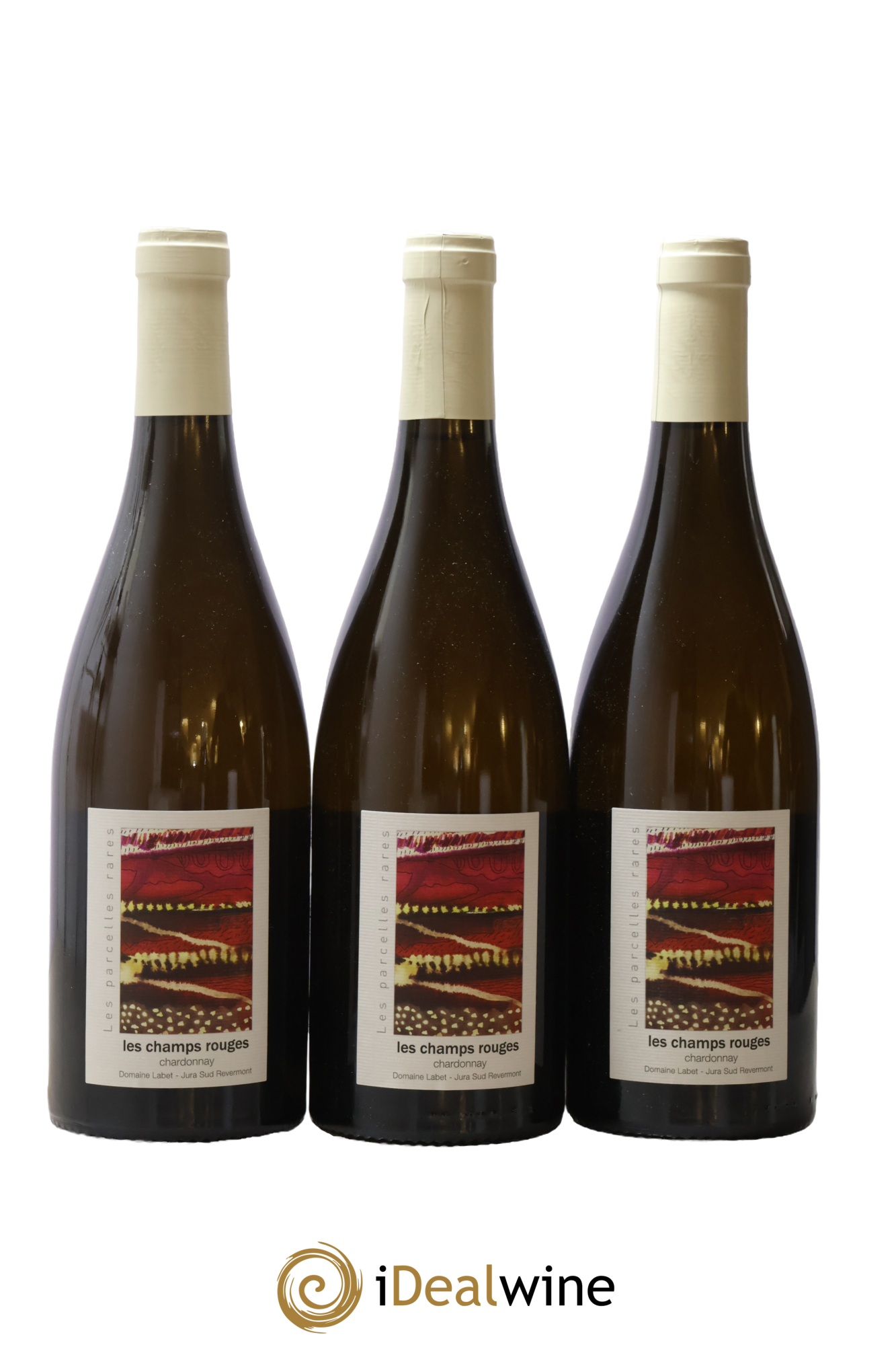 Côtes du Jura Chardonnay Les Champs Rouges Romain - Julien - Charline Labet 2016 - Lot of 3 bottles - 0