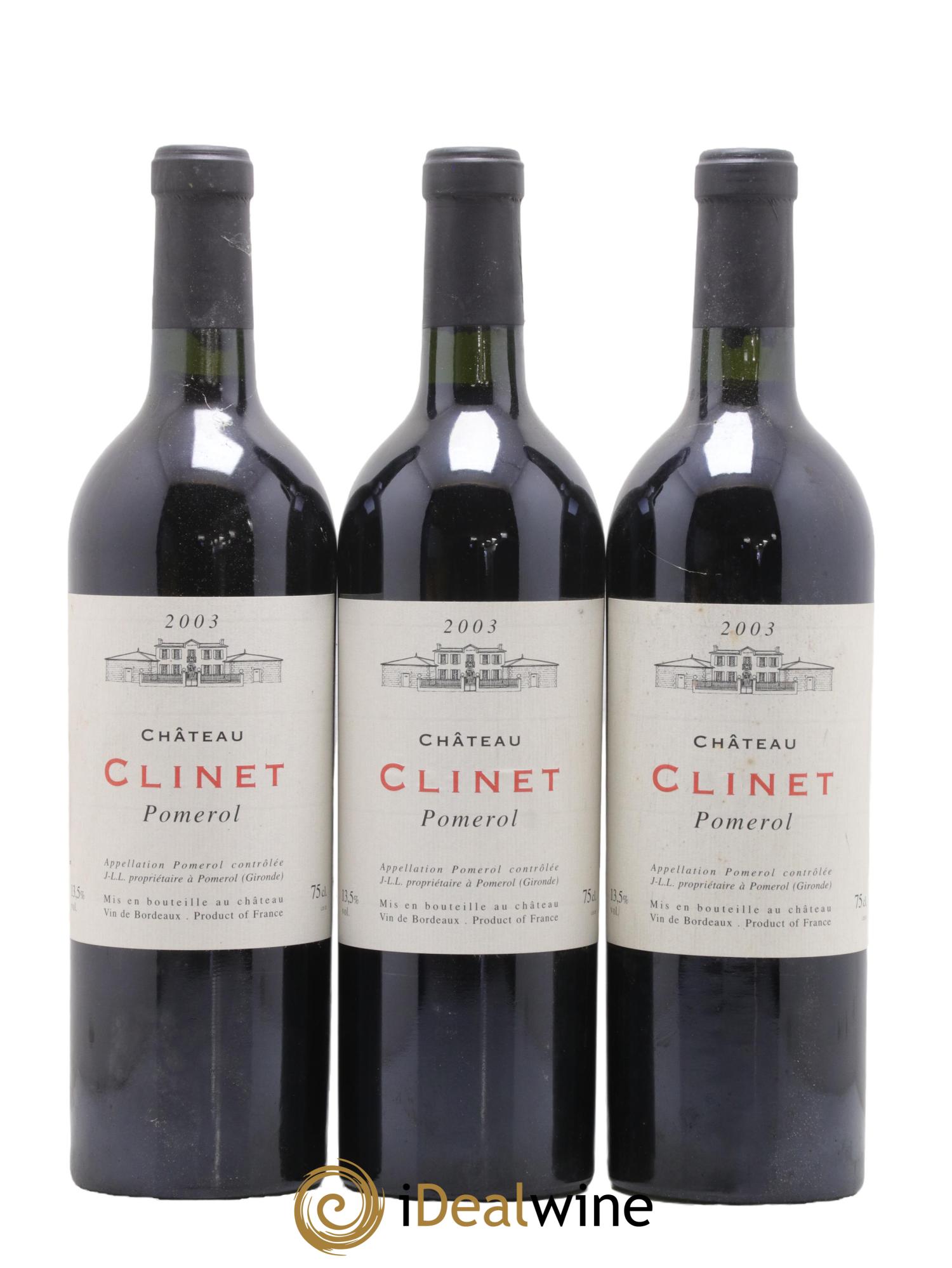 Château Clinet 2003 - Lot de 12 bouteilles - 1