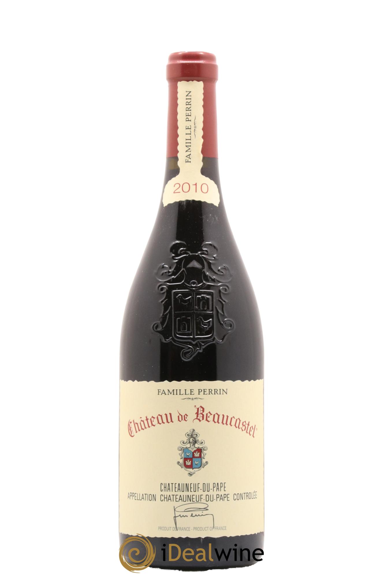 Châteauneuf-du-Pape Château de Beaucastel Famille Perrin 2010 - Lot de 1 bouteille - 0