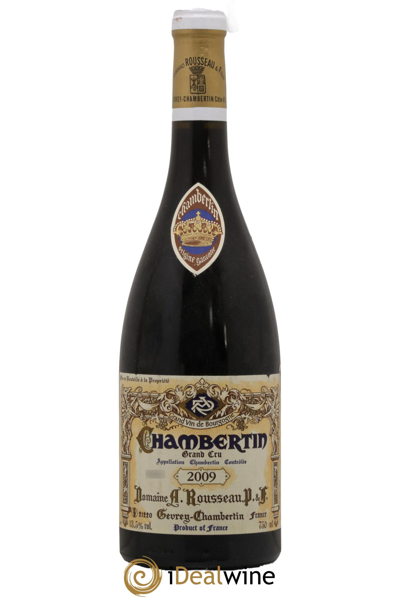 Chambertin Grand Cru Armand Rousseau (Domaine) 2009 - Lot de 1 bouteille - 0