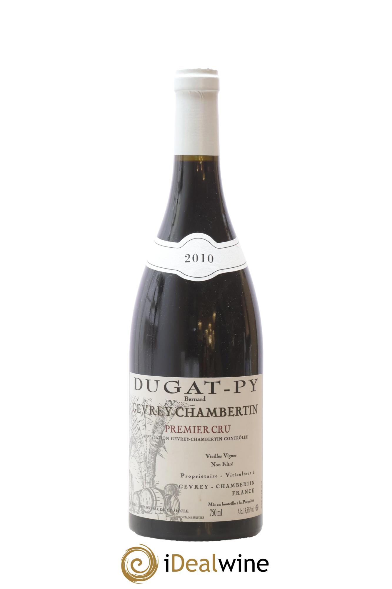 Gevrey-Chambertin 1er Cru Vieilles Vignes Dugat-Py 2010 - Posten von 1 Flasche - 0