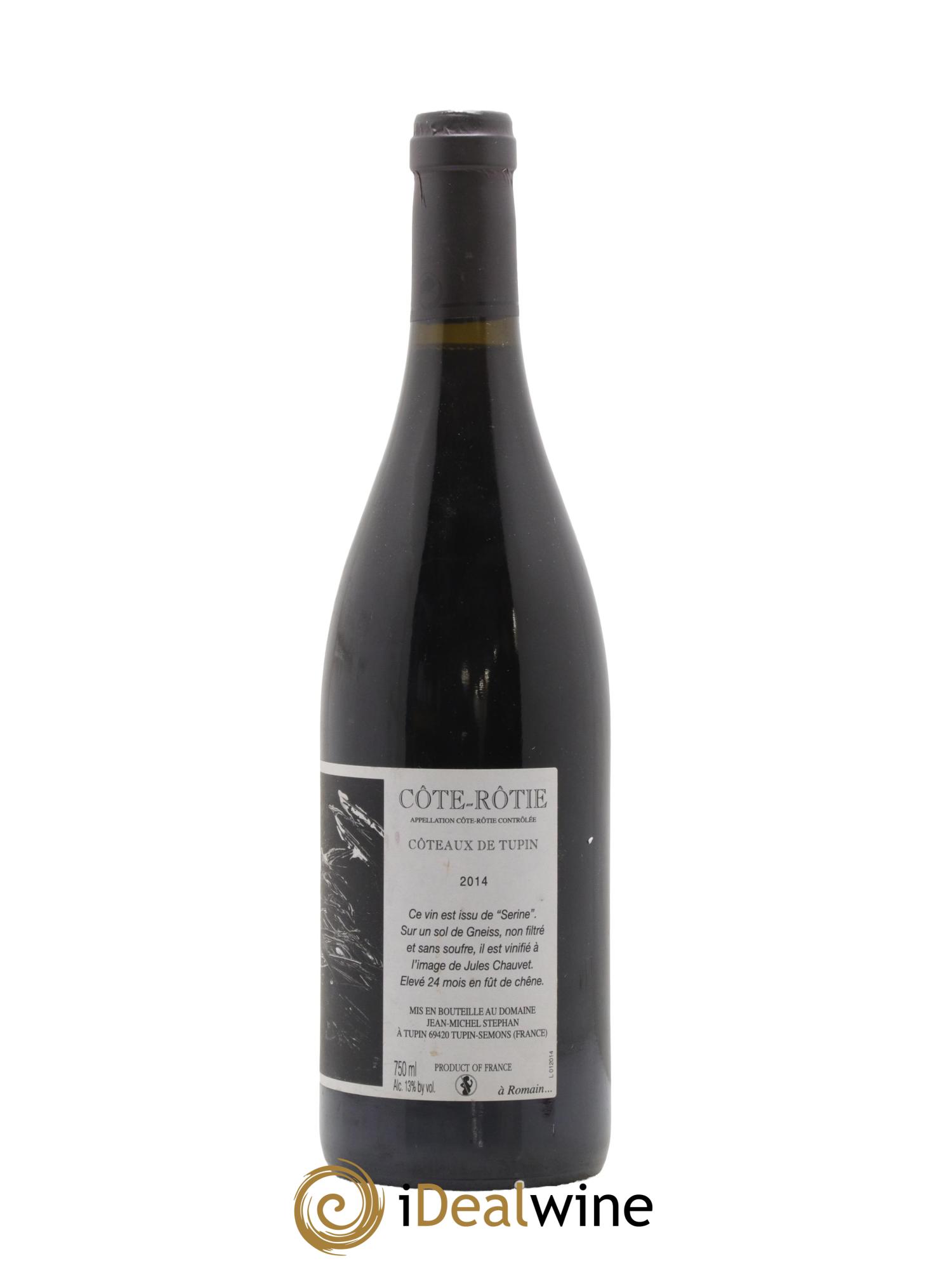 Côte-Rôtie Coteaux de Tupin Jean-Michel Stephan 2014 - Lotto di 1 bottiglia - 1