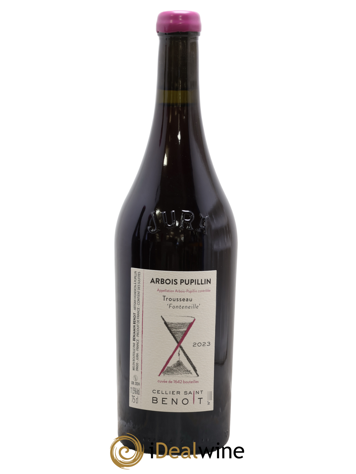 Arbois Pupillin Fonteneille Cellier Saint Benoit 2023 - Lot of 1 bottle - 0
