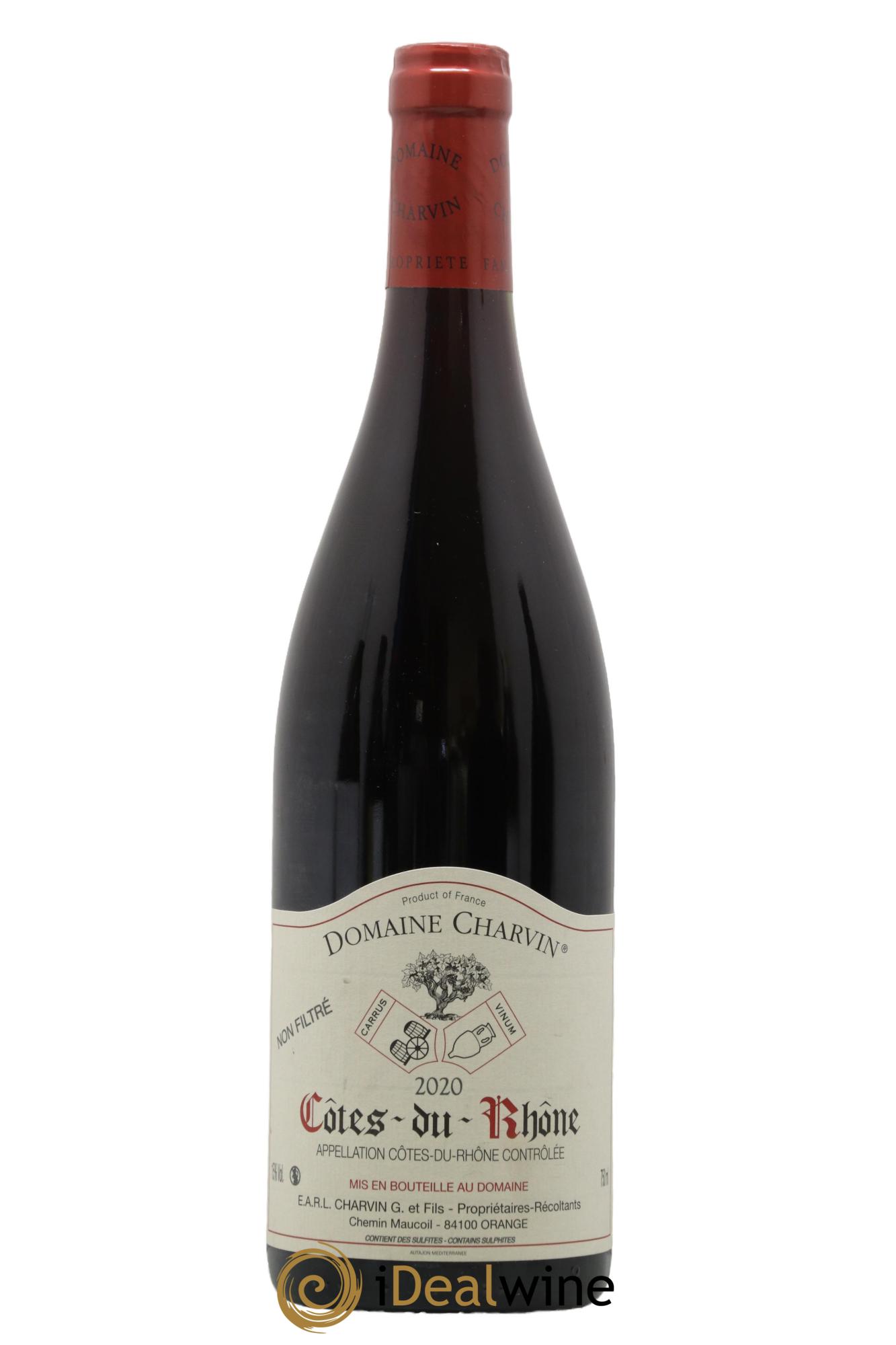 Côtes-du-Rhône Charvin (Domaine) 2020 - Lot de 1 bouteille - 0