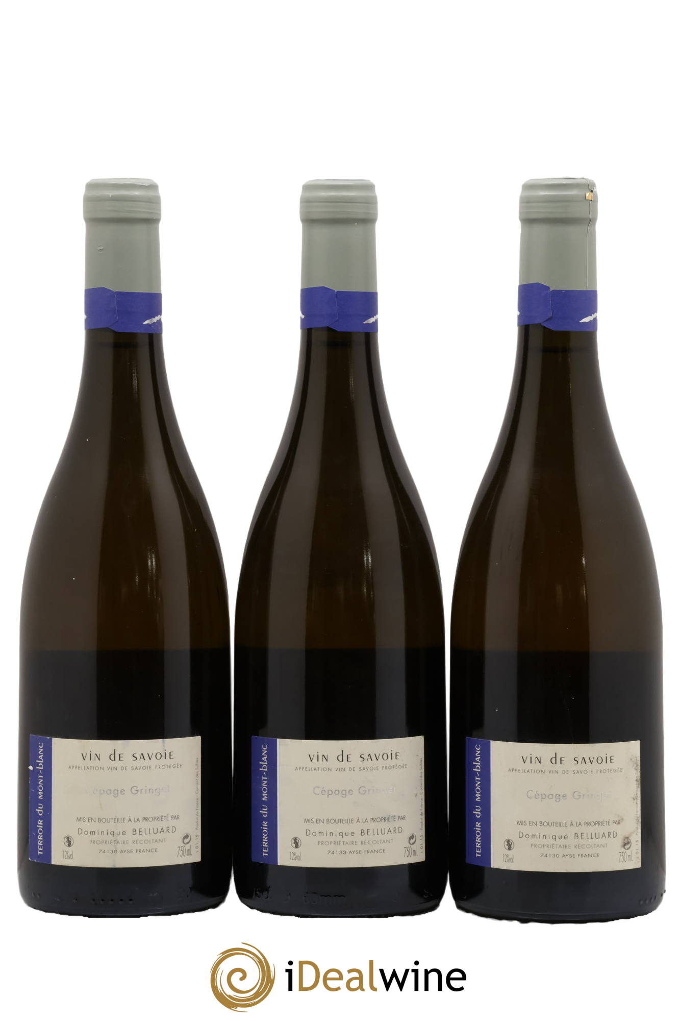 Vin de Savoie Le Feu Domaine Belluard 2015 - Lot of 3 bottles - 1