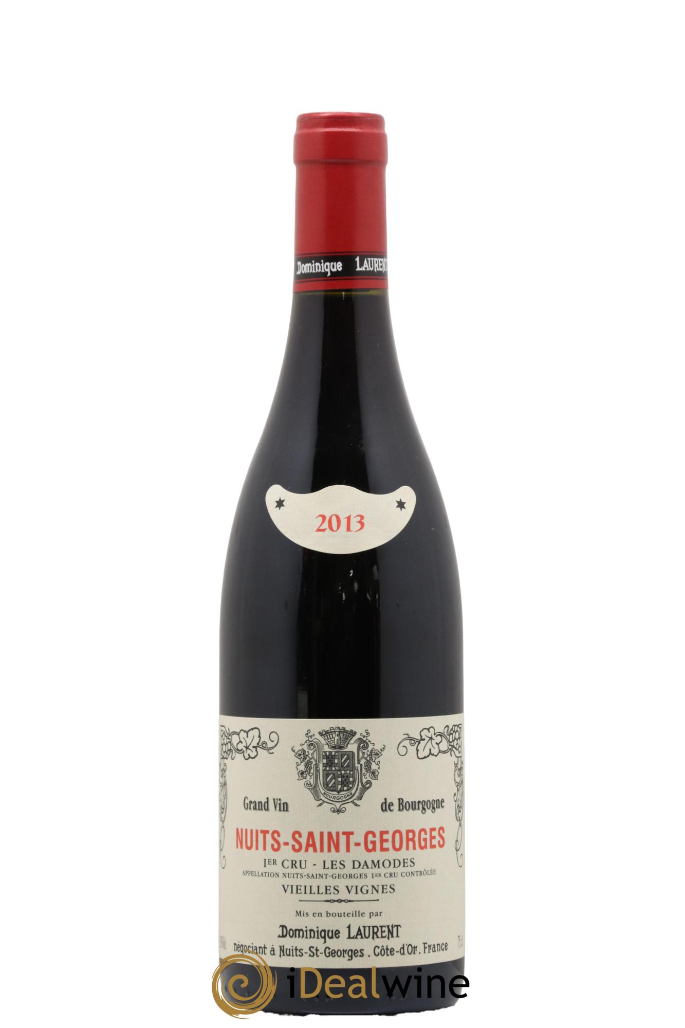 Nuits-Saint-Georges 1er Cru Les Damodes Vieilles Vignes Dominique Laurent 2013 - Lot de 1 bouteille - 0