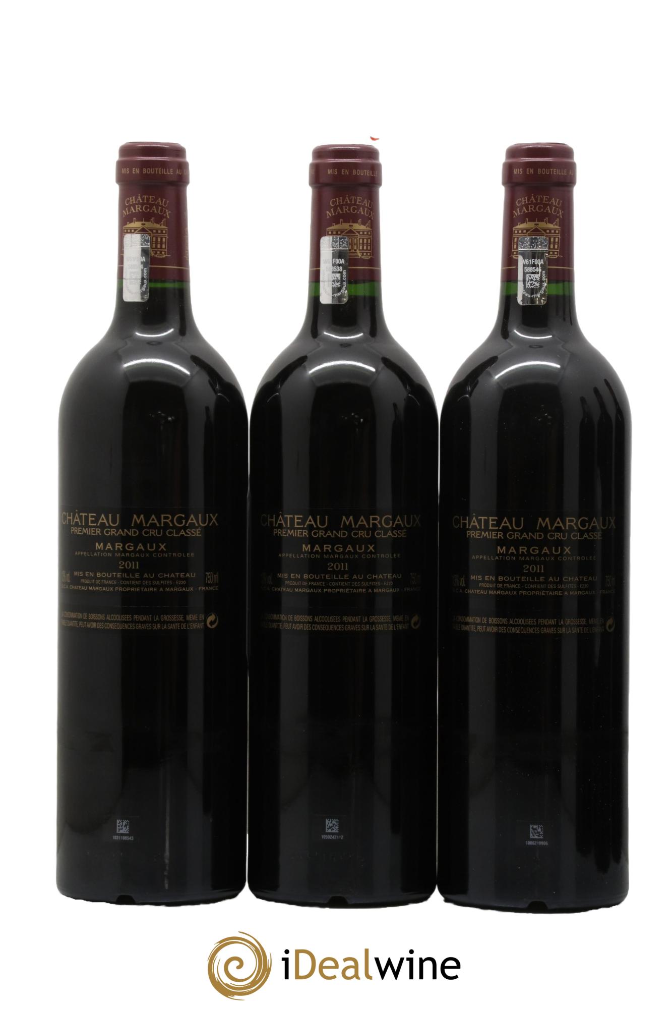 Château Margaux 1er Grand Cru Classé 2011 - Lot de 6 bouteilles - 4