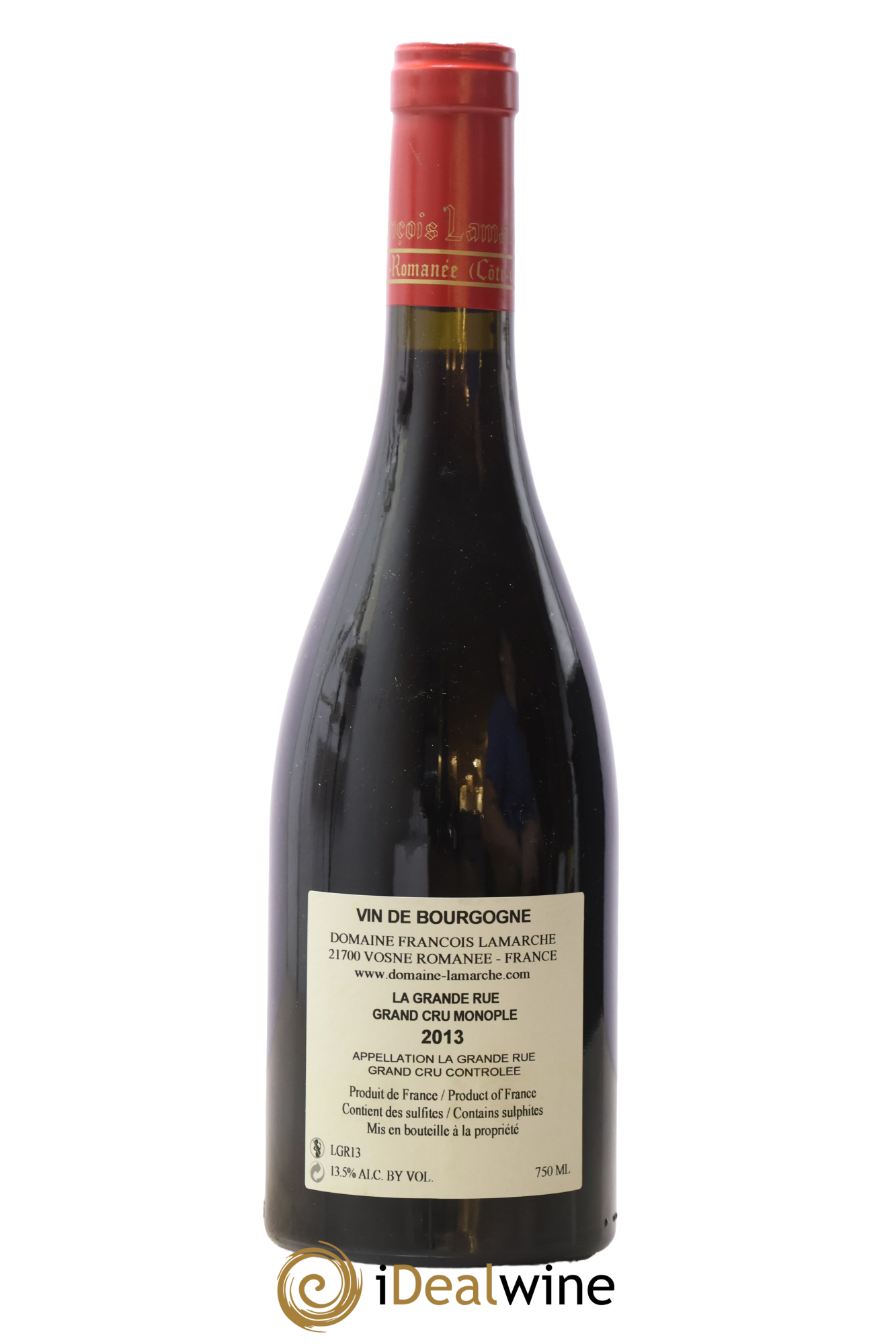 La Grande Rue Grand Cru Lamarche (Domaine) 2013 - Lot of 1 bottle - 1
