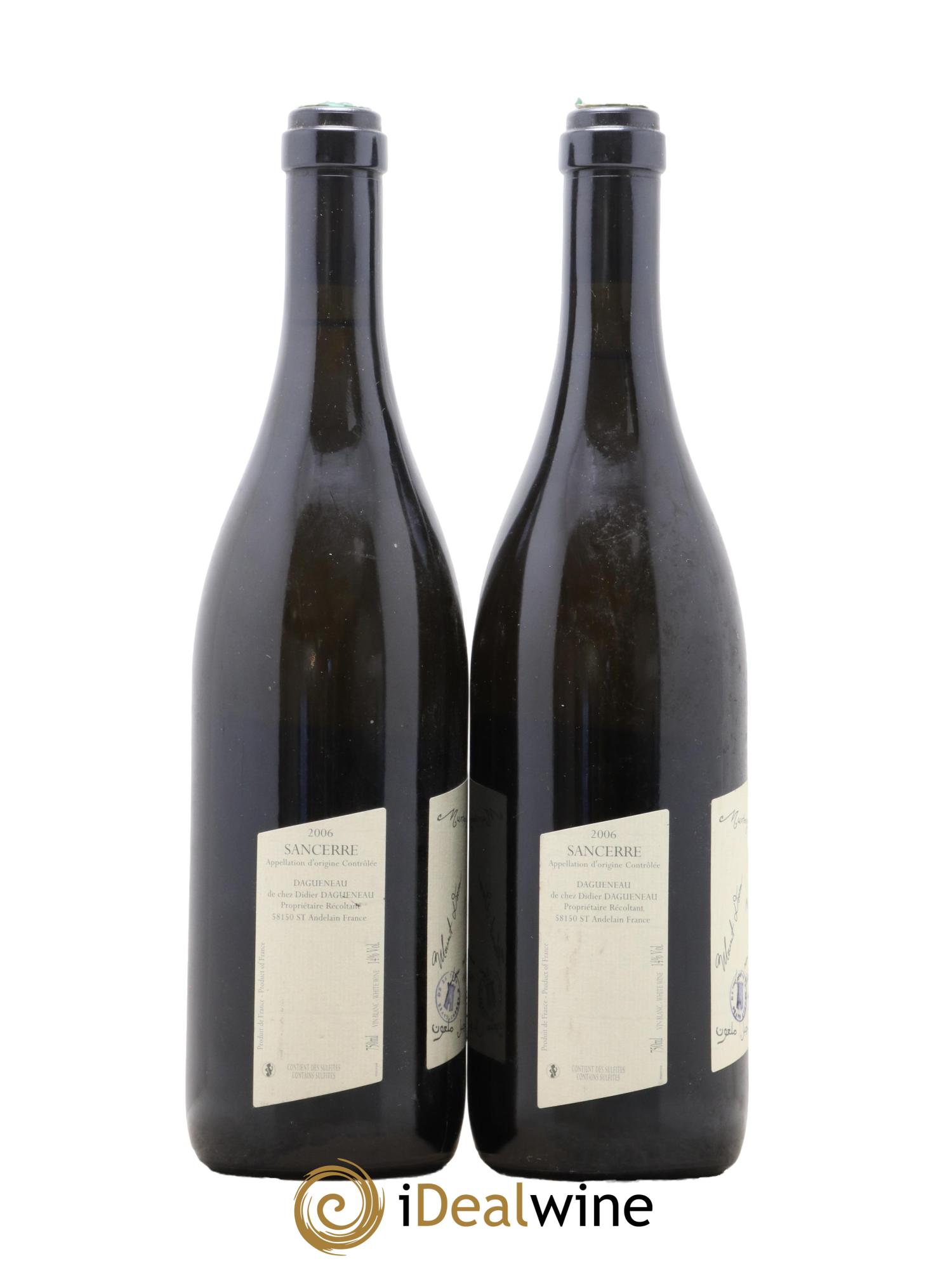 Sancerre Le Mont Damné Chavignol Dagueneau (Domaine Didier - Louis-Benjamin) 2006 - Posten von 2 Flaschen - 1