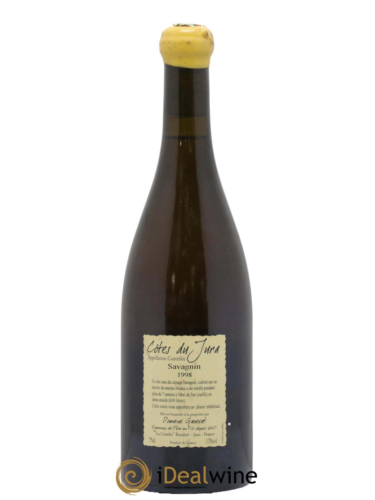 Côtes du Jura Les Vignes de mon Père Jean-François Ganevat (Domaine) 1998 - Lot de 1 bouteille - 1