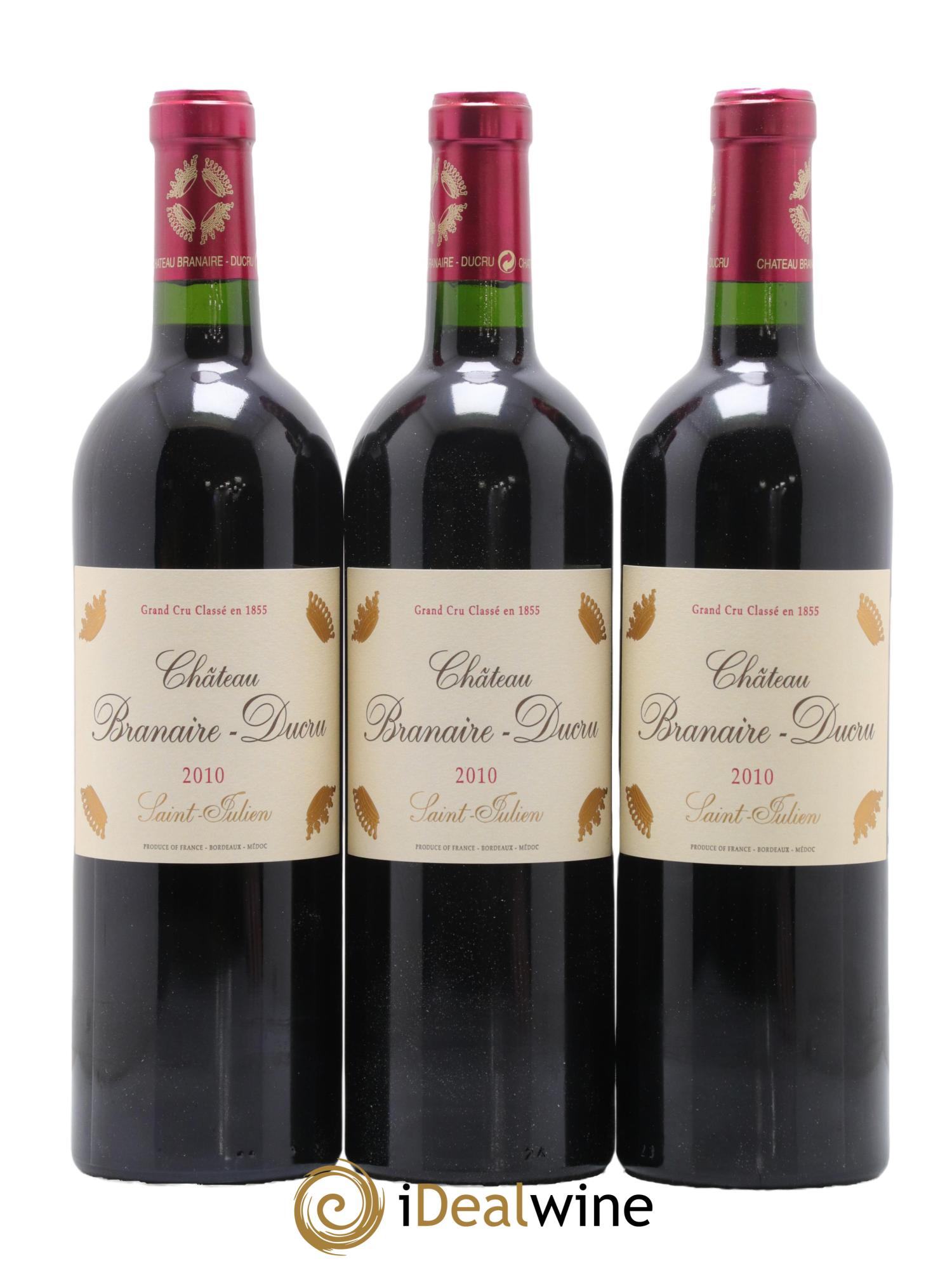 Château Branaire Ducru 4ème Grand Cru Classé  2010 - Lot de 12 bouteilles - 1