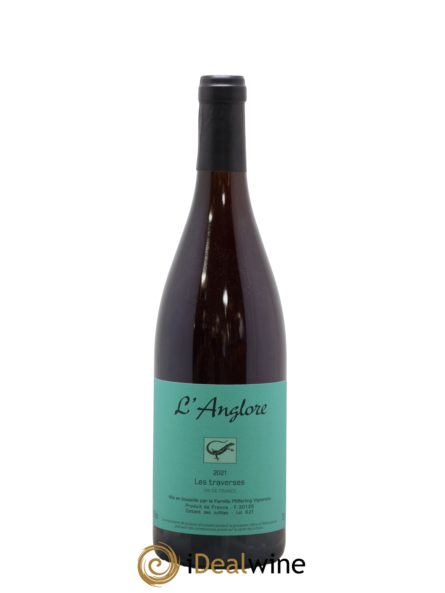 Vin de France Les Traverses L'Anglore 2021 - Lot de 1 bouteille - 0