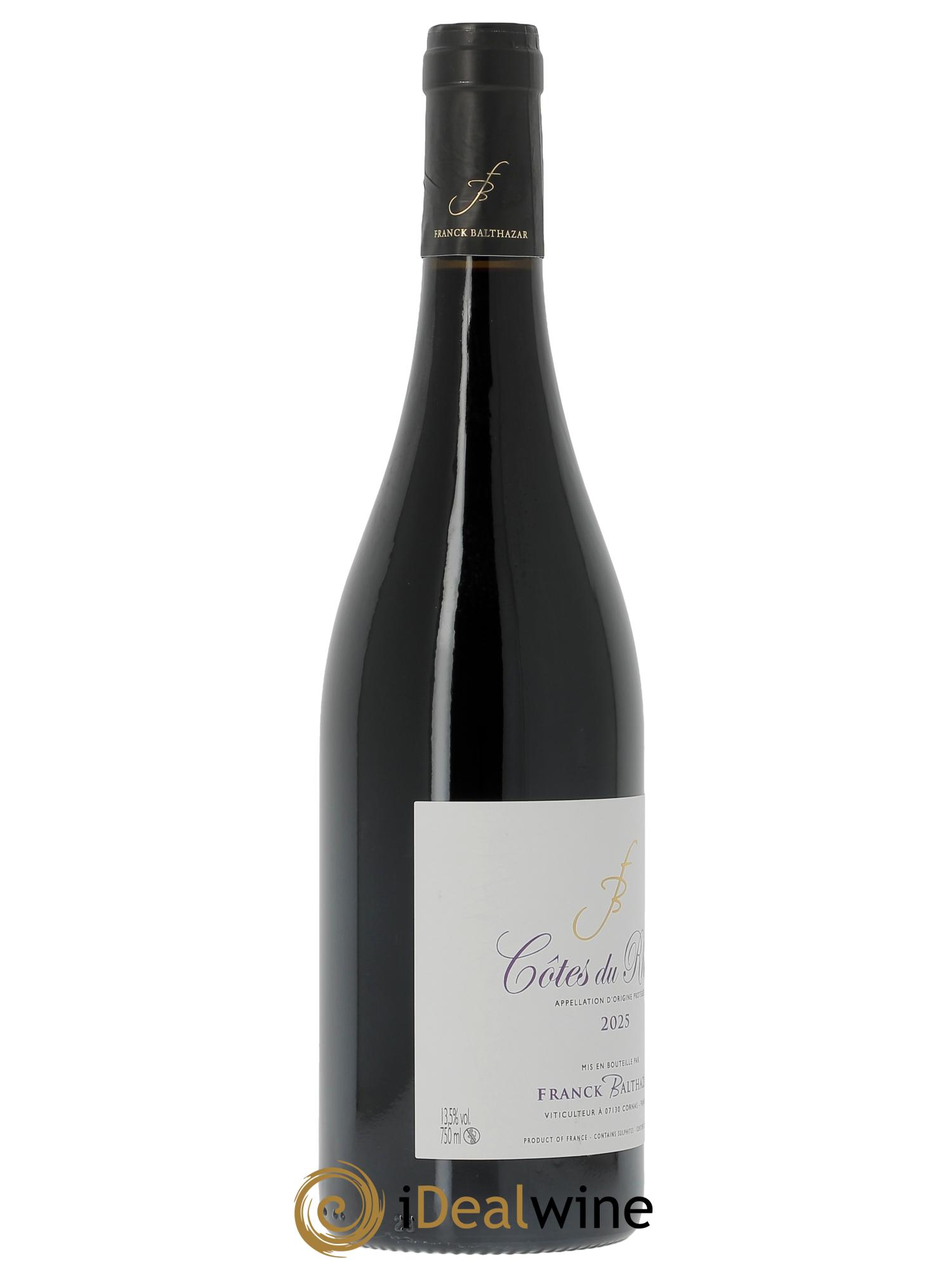 Côtes-du-Rhône Franck Balthazar (Domaine) 2025 - Posten von 1 Flasche - 1