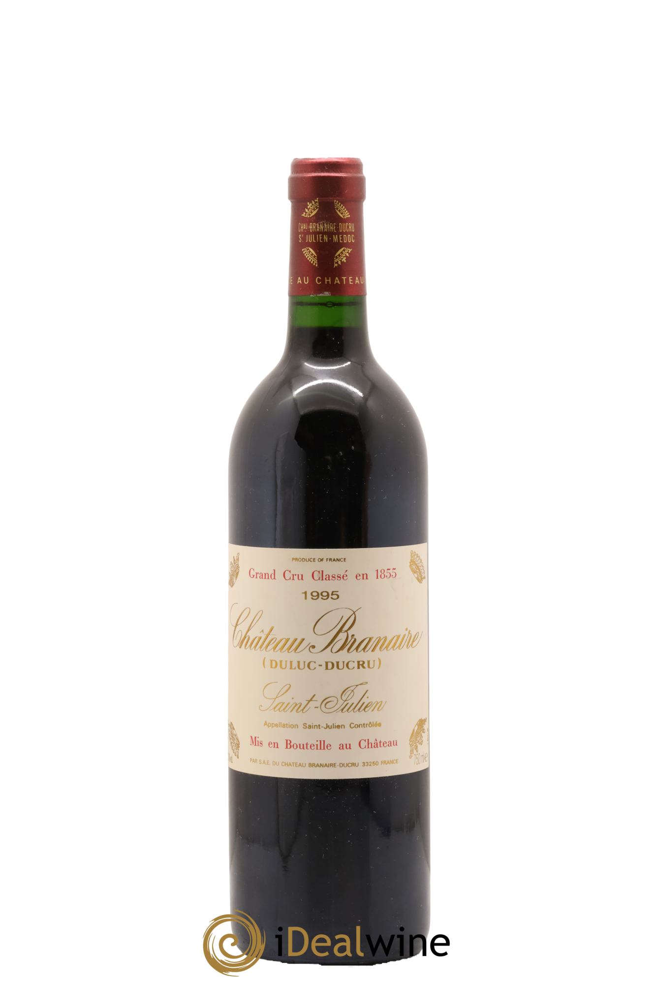 Château Branaire Ducru 4ème Grand Cru Classé 1995 - Lot de 1 bouteille - 0