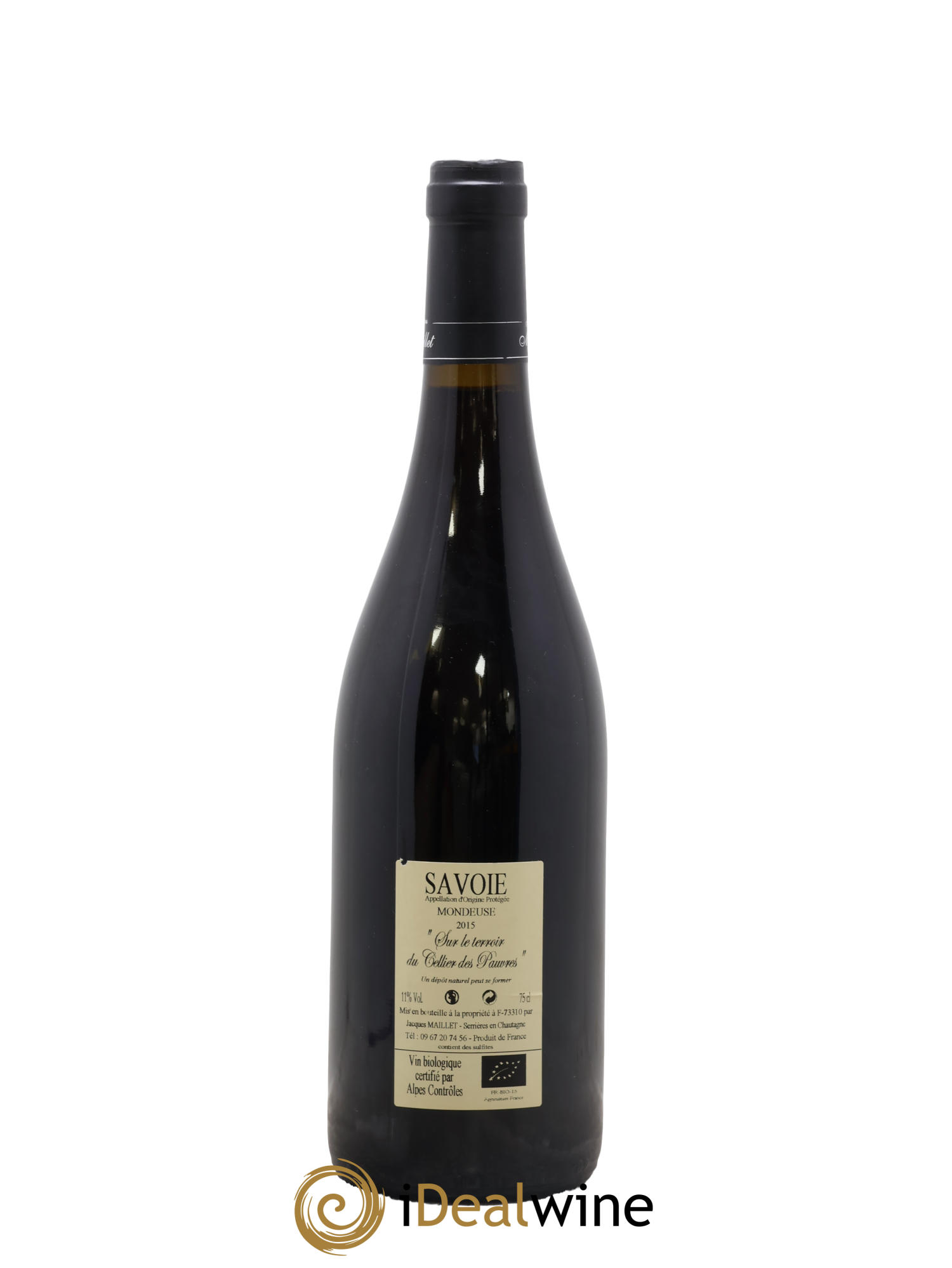 Vin de Savoie Chautagne Chautagne Mondeuse Jacques Maillet 2015 - Posten von 1 Flasche - 1