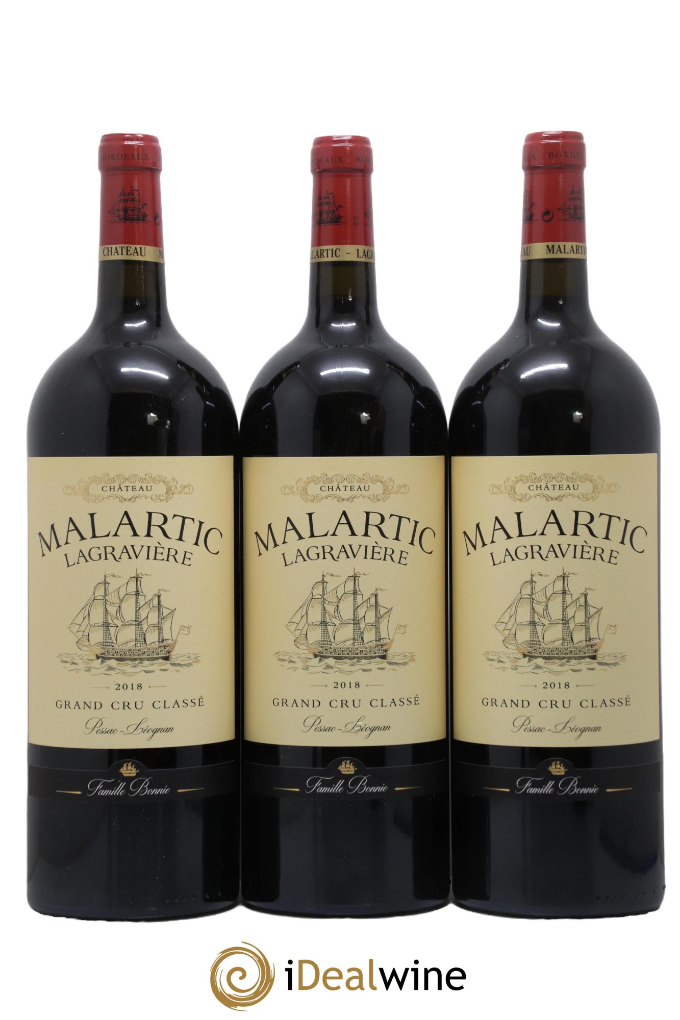 Château Malartic-Lagravière Cru Classé de Graves 2018 - Lot de 3 magnums - 0